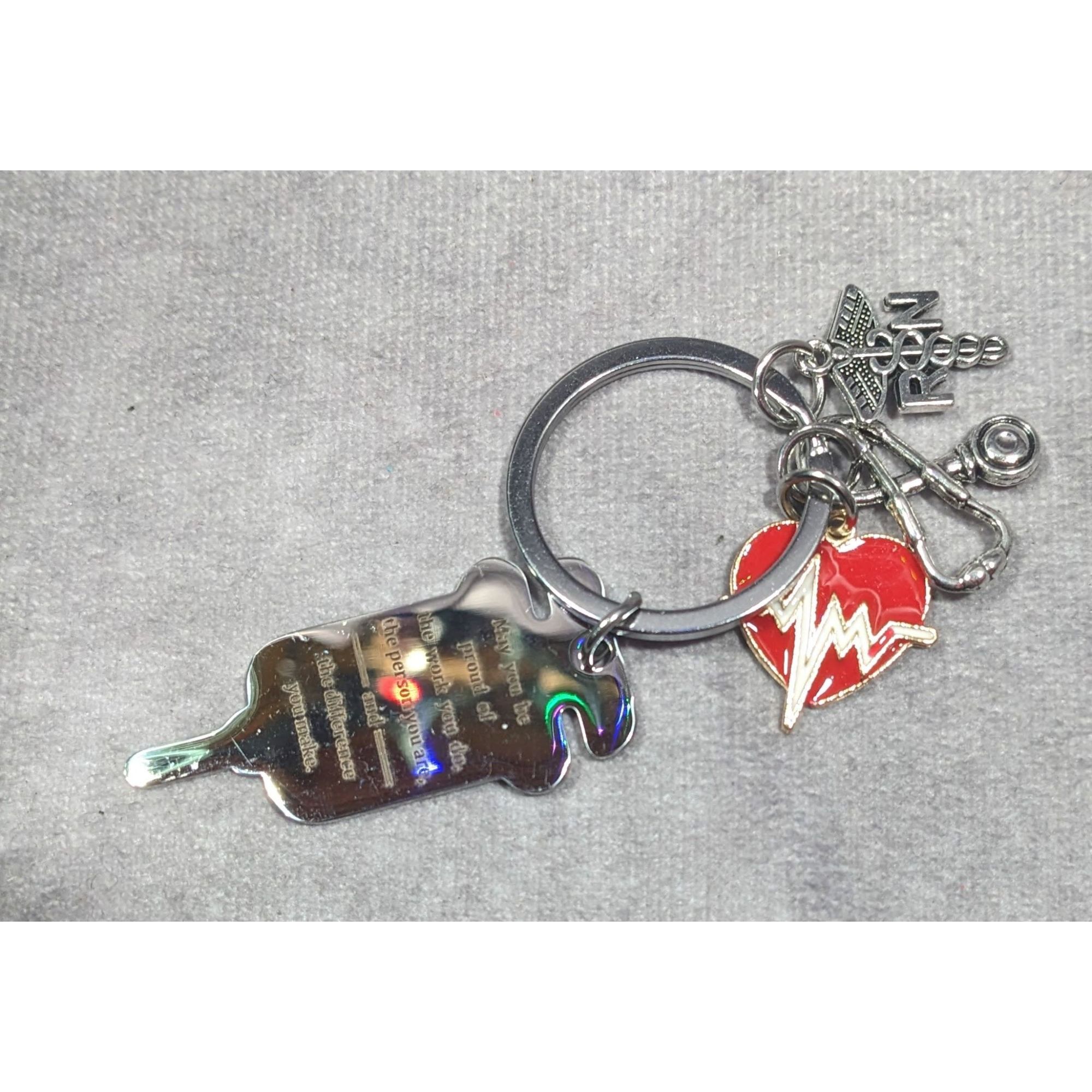 Other RN Nursing Motivational Multi Charm Keychain Size ONE SIZE - 5 Thumbnail