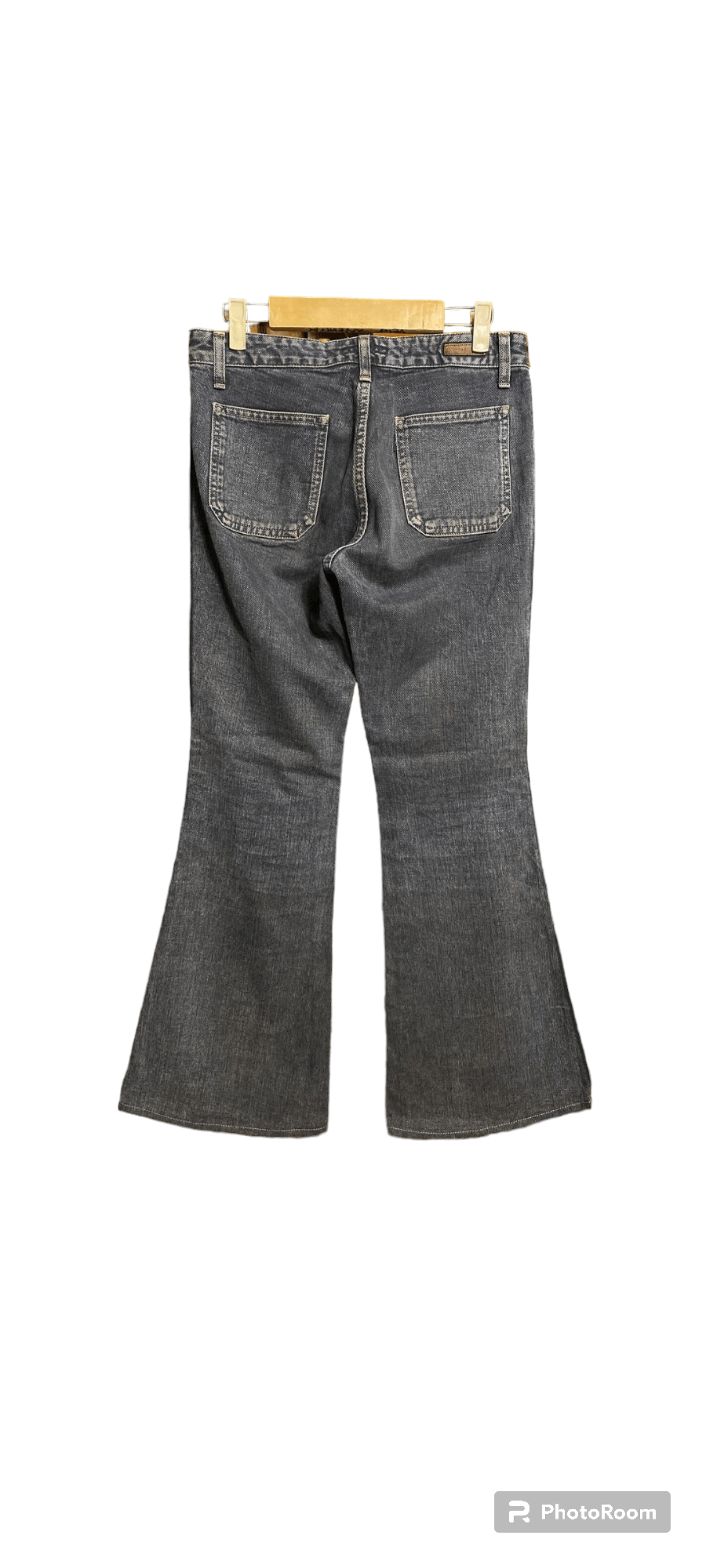 image of Vintage Big John Flare Jeans Bell Bottom in Blue Denim, Men's (Size 29)