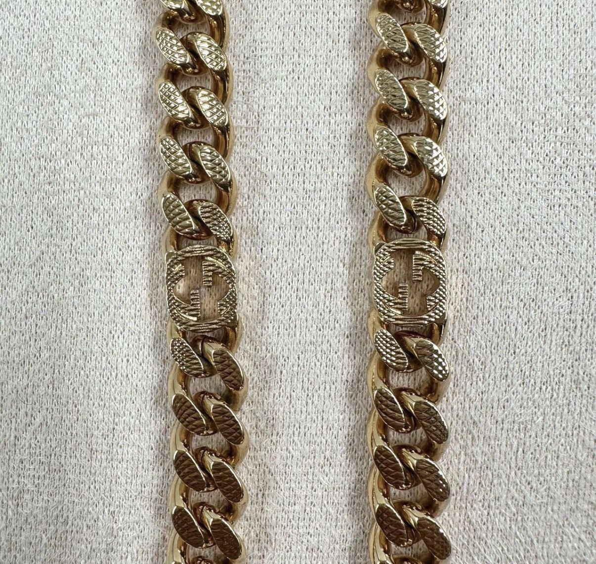 Gucci Gucci/Interlocking Double G Gold Necklace K12 Size ONE SIZE - 5 Thumbnail