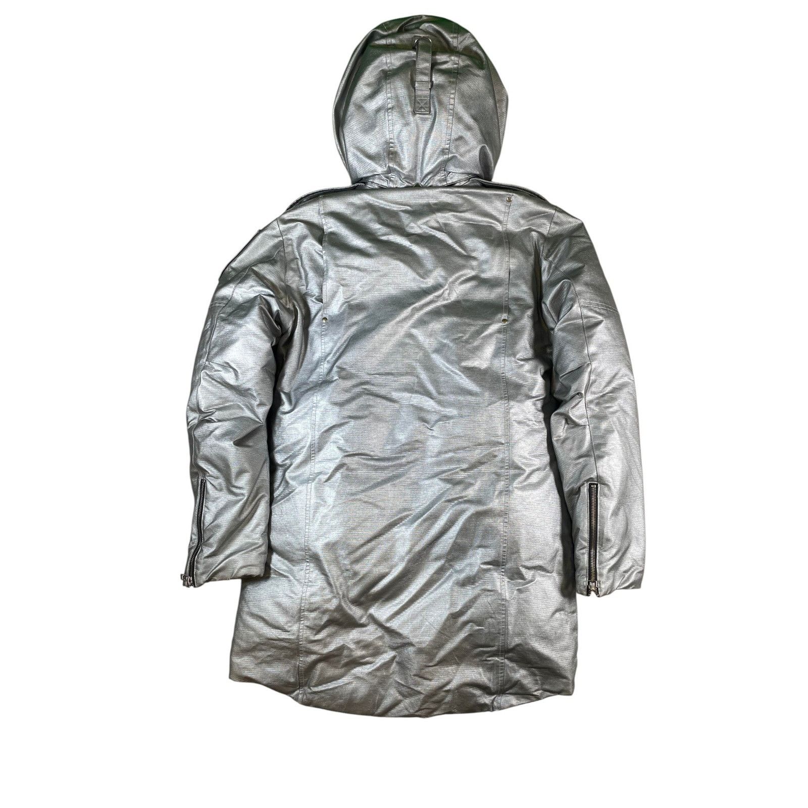 Moose Knuckles Moose Knuckles Silver Parka Jacket Size US M / EU 48-50 / 2 - 2 Thumbnail