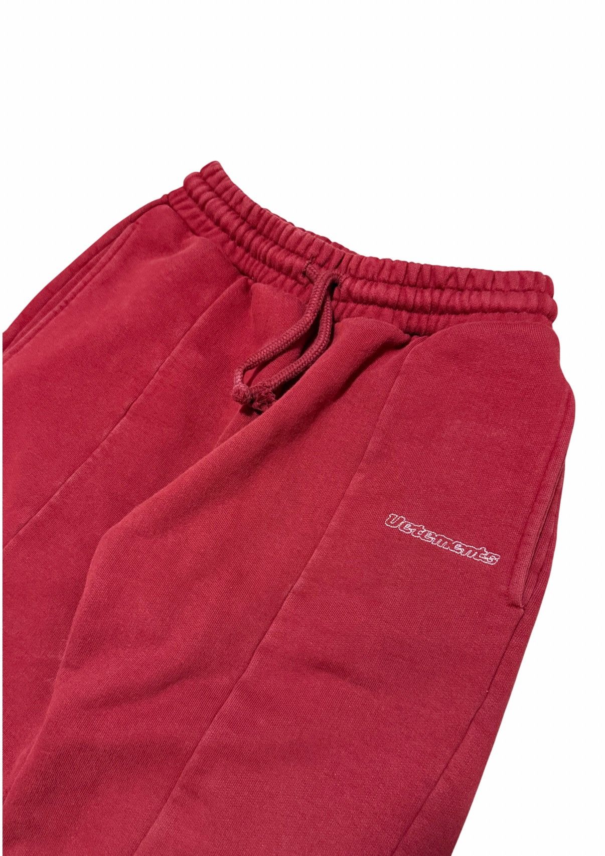 Vetements Vetements Sweatpants Pleated 2017 Tricots Hiver Burgundy Red Size US 30 / EU 46 - 2 Thumbnail