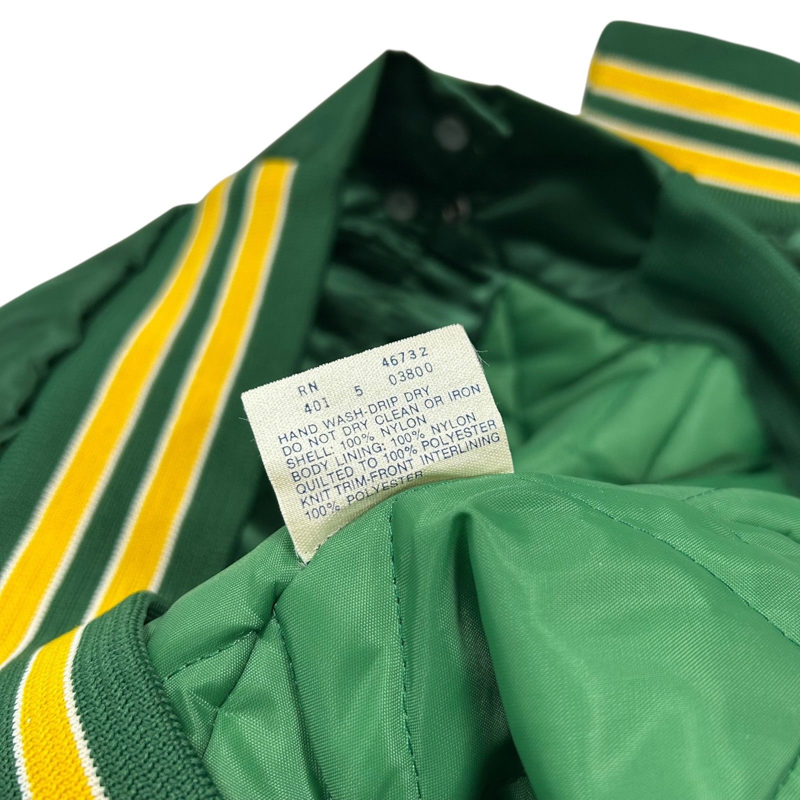 Chalk Line VTG 90s RAW HIDE CALIFORNIA SATIN JACKET SPELL OUT SIZE M Size US M / EU 48-50 / 2 - 7 Thumbnail