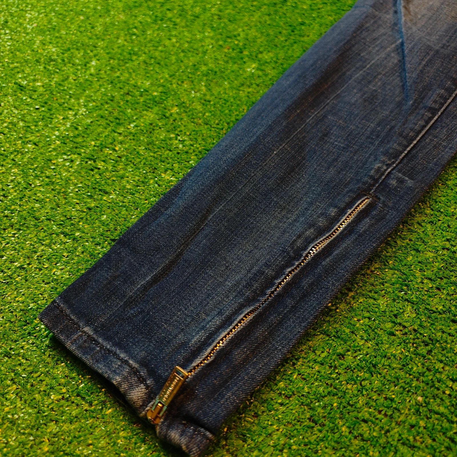Dsquared2 Dsquared Jeans Womens 42 (30') blue ankle zip slim skinny Size 30" / US 8 / IT 44 - 3 Thumbnail