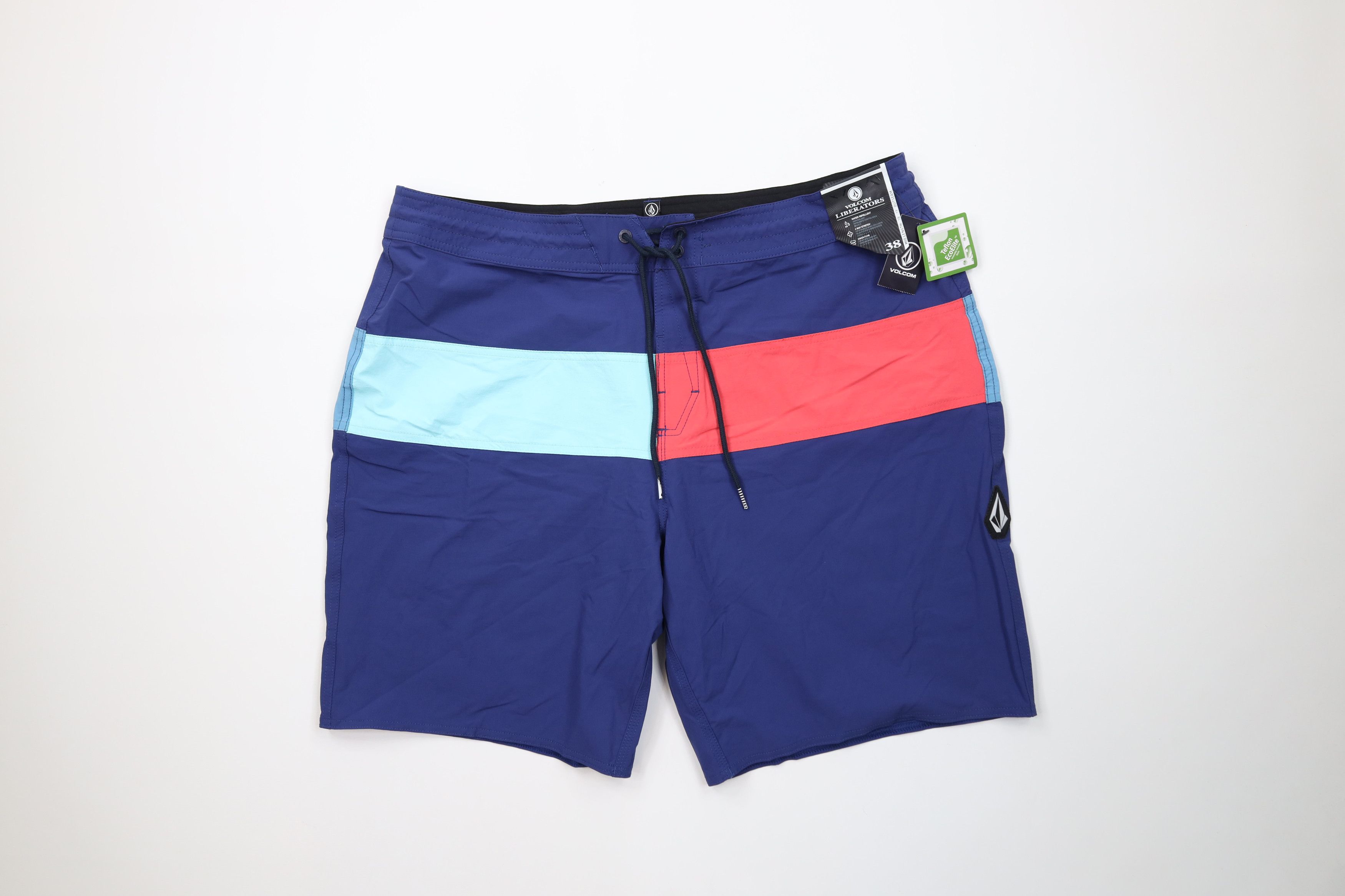 Volcom New Volcom Surfing Block Striped Liberators Board Shorts Size US 38 / EU 54 - 1 Thumbnail