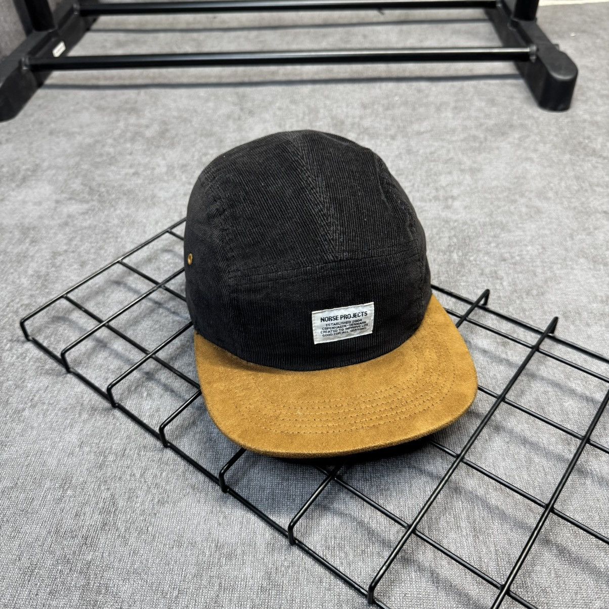 Norse Projects Norse Project Corduroy suede panel baseball cap hat Size ONE SIZE - 3 Thumbnail