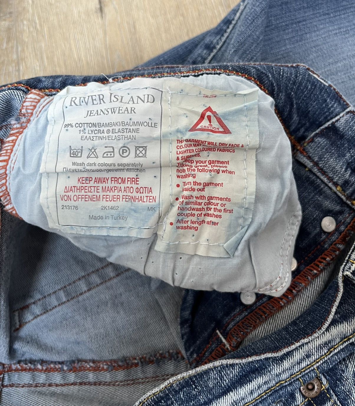 Hysteric Glamour CRAZY VINTAGE FADE STYLE JEANS IF SIX WAS NINE STYLE LGB Y2K Size US 32 / EU 48 - 10 Thumbnail