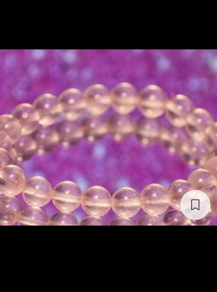 Jewelry Rose Quartz beaded bracelet Size ONE SIZE - 1 Thumbnail