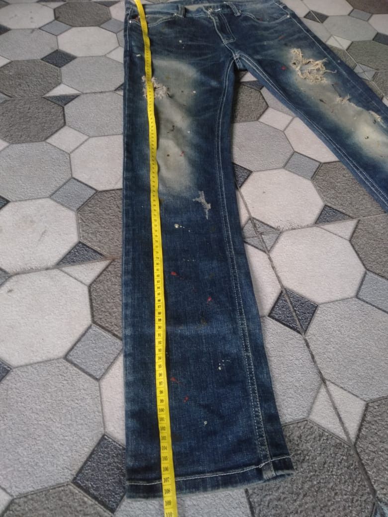 Japanese Brand The Stori Denim Jeans Distrassed Size US 31 - 14 Thumbnail