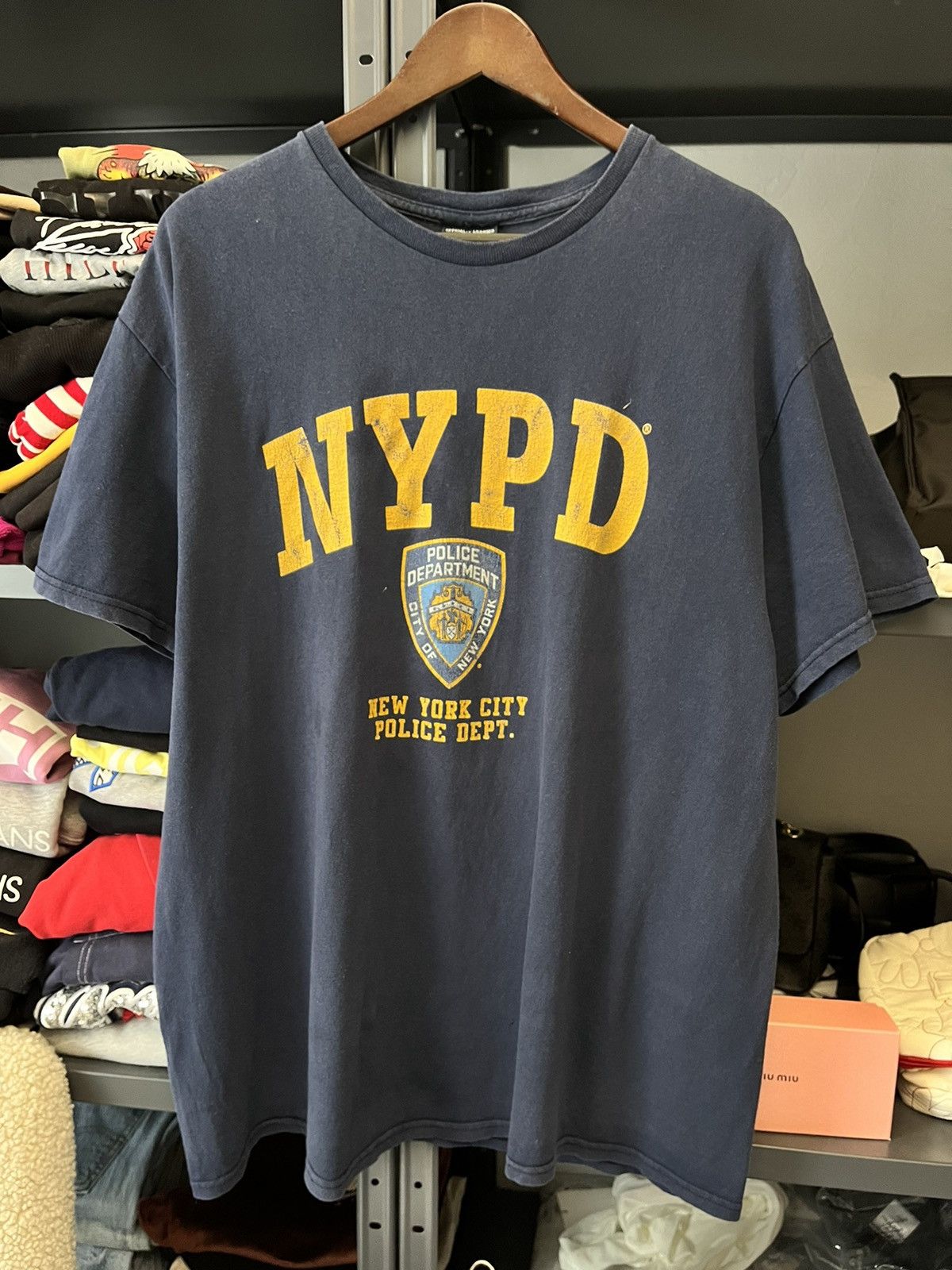 Vintage Vintage 2000’s NYPD T-shirt Size US XL / EU 56 / 4 - 1 Thumbnail