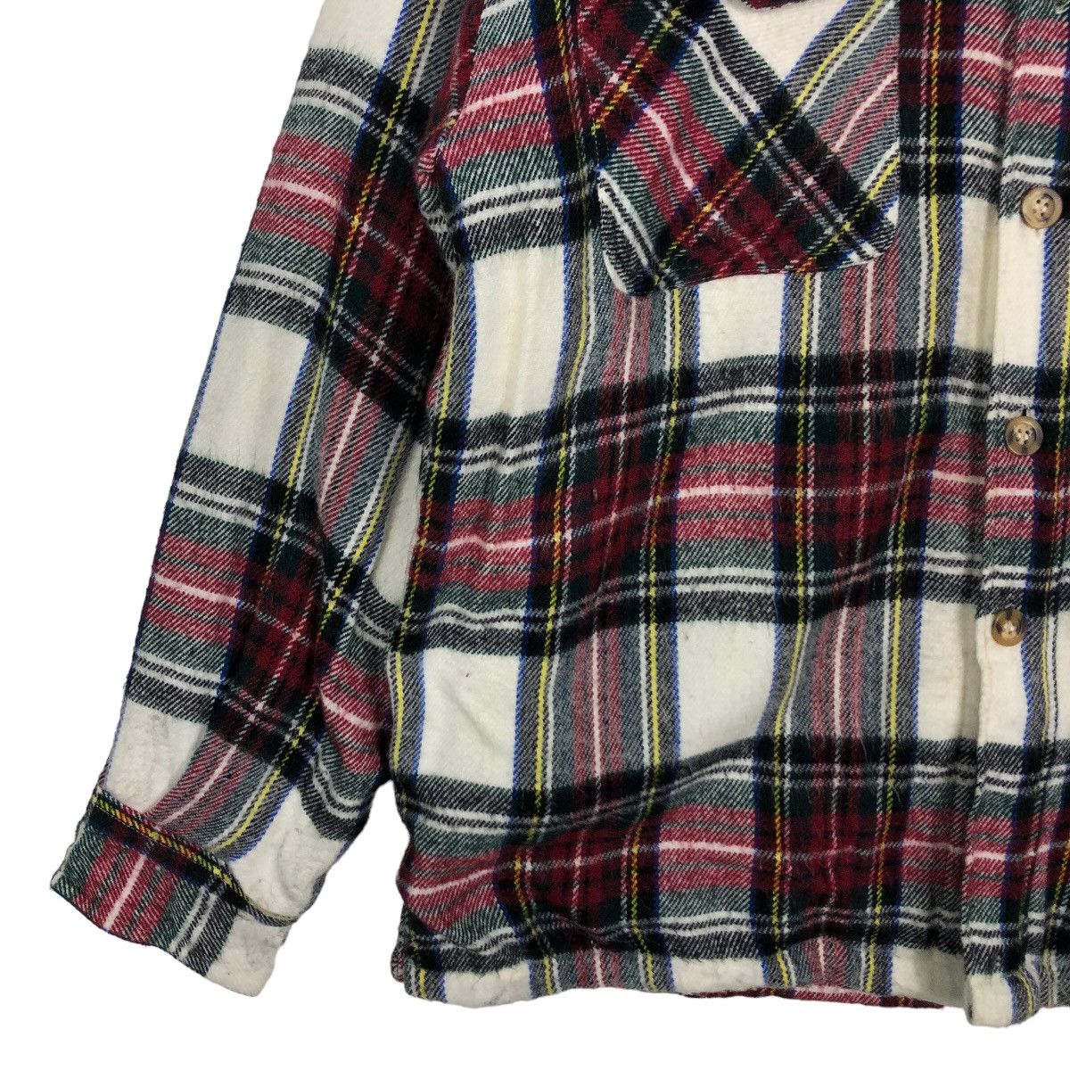 Flannel 🔥90’s Flannel Wool Jacket Machopemind Japan Issey Miyake Size US L / EU 52-54 / 3 - 3 Thumbnail