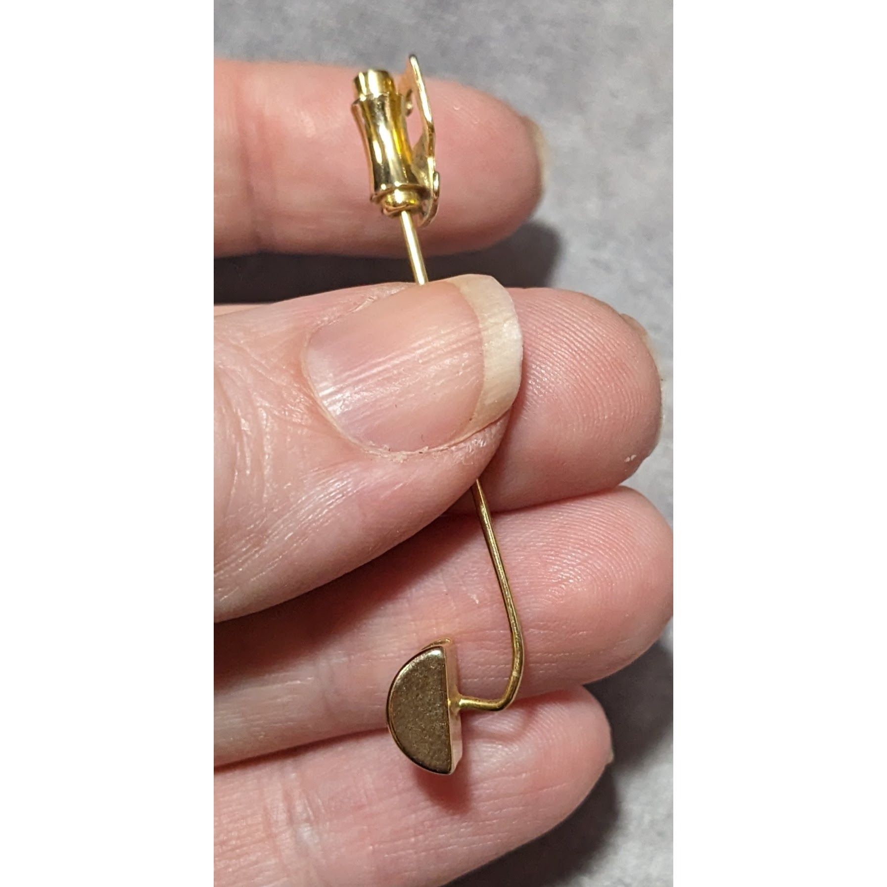 Other Vintage Gold Tone Abstract Minimalist Stick Pin Size ONE SIZE - 6 Thumbnail