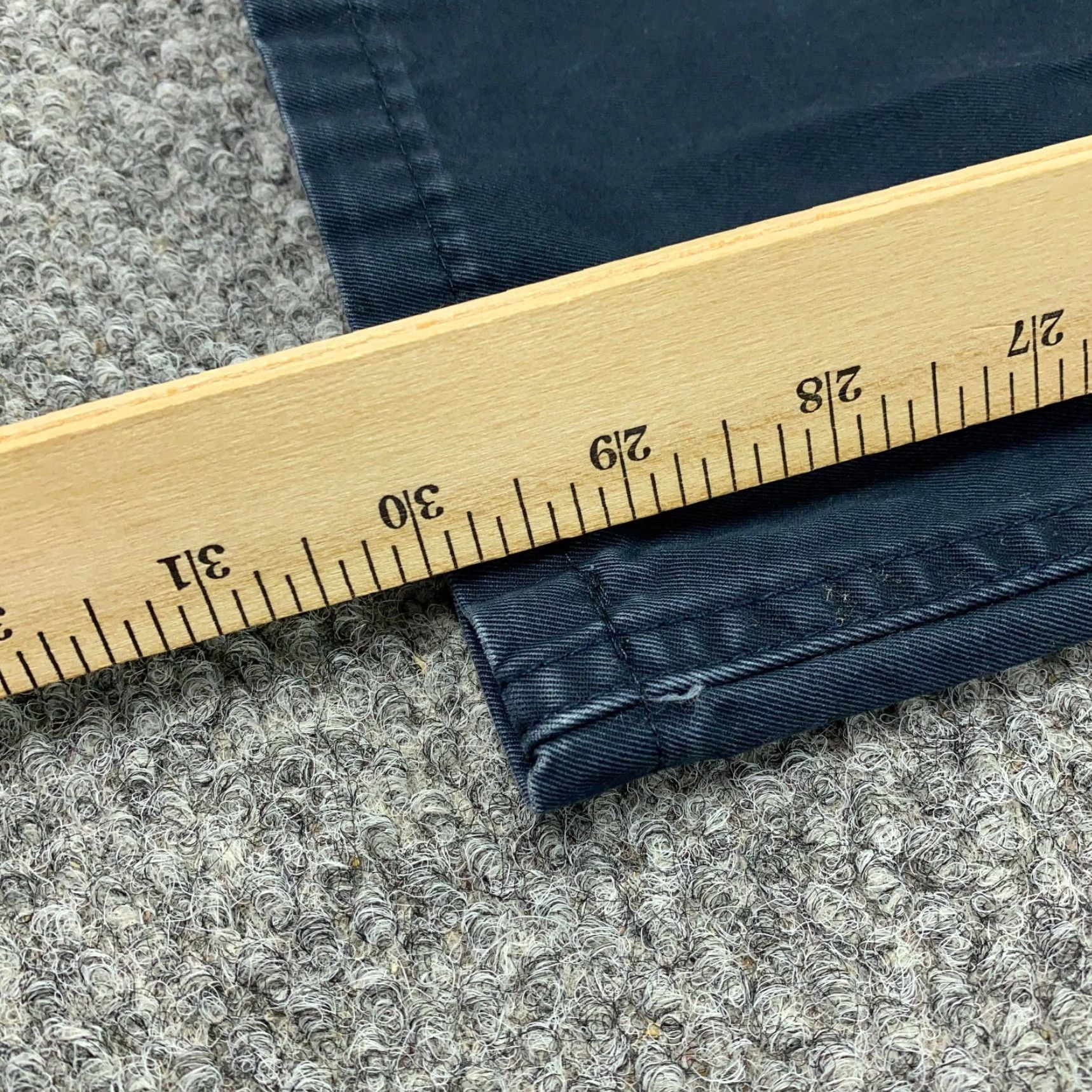 Bonobos Bonobos Washed Pants Mens 36x32 Blue Slim Straight Flat Front Size US 33 - 4 Thumbnail