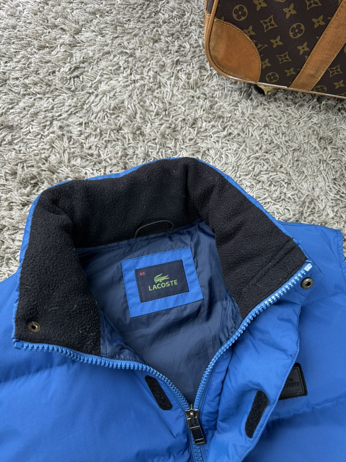 Lacoste Puffer vest gilet Lacoste original casual old money item Size US XL / EU 56 / 4 - 3 Thumbnail