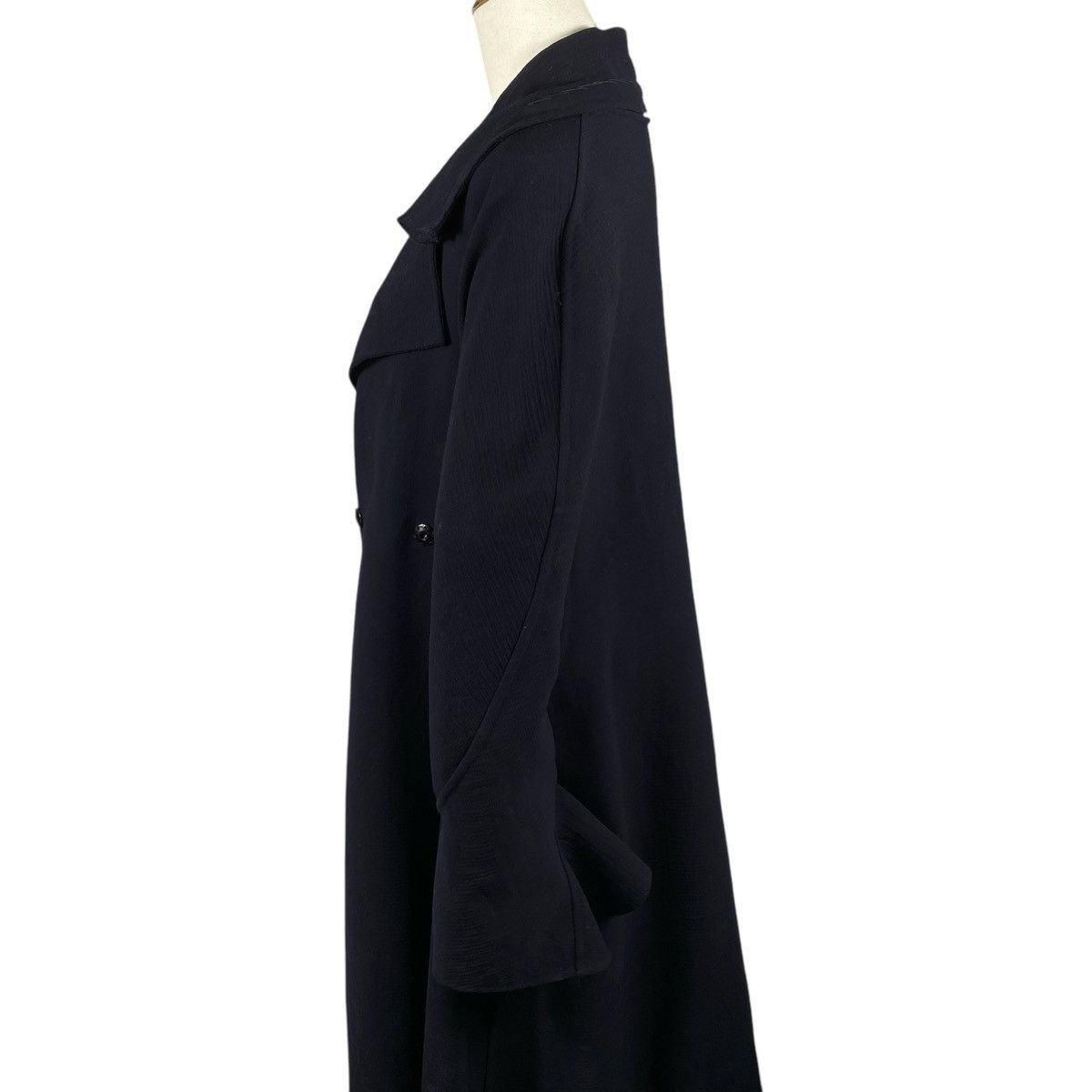 Yohji Yamamoto Vintage Yohji Yamamoto Femme Sculptural Wool Long Coat Size S / US 4 / IT 40 - 10 Thumbnail