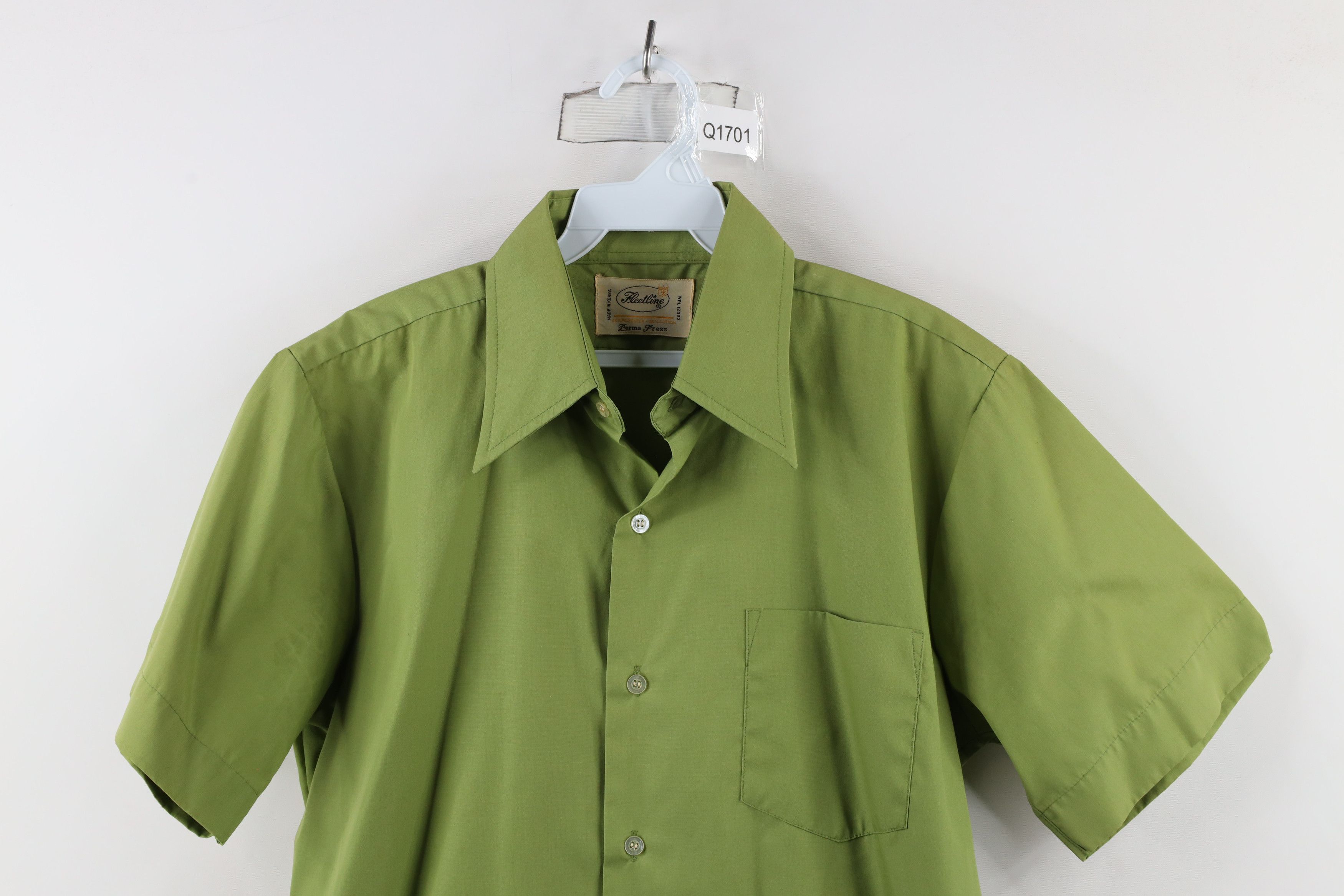 Vintage Vintage 70s Streetwear Short Sleeve Collared Button Shirt Size US M / EU 48-50 / 2 - 2 Thumbnail