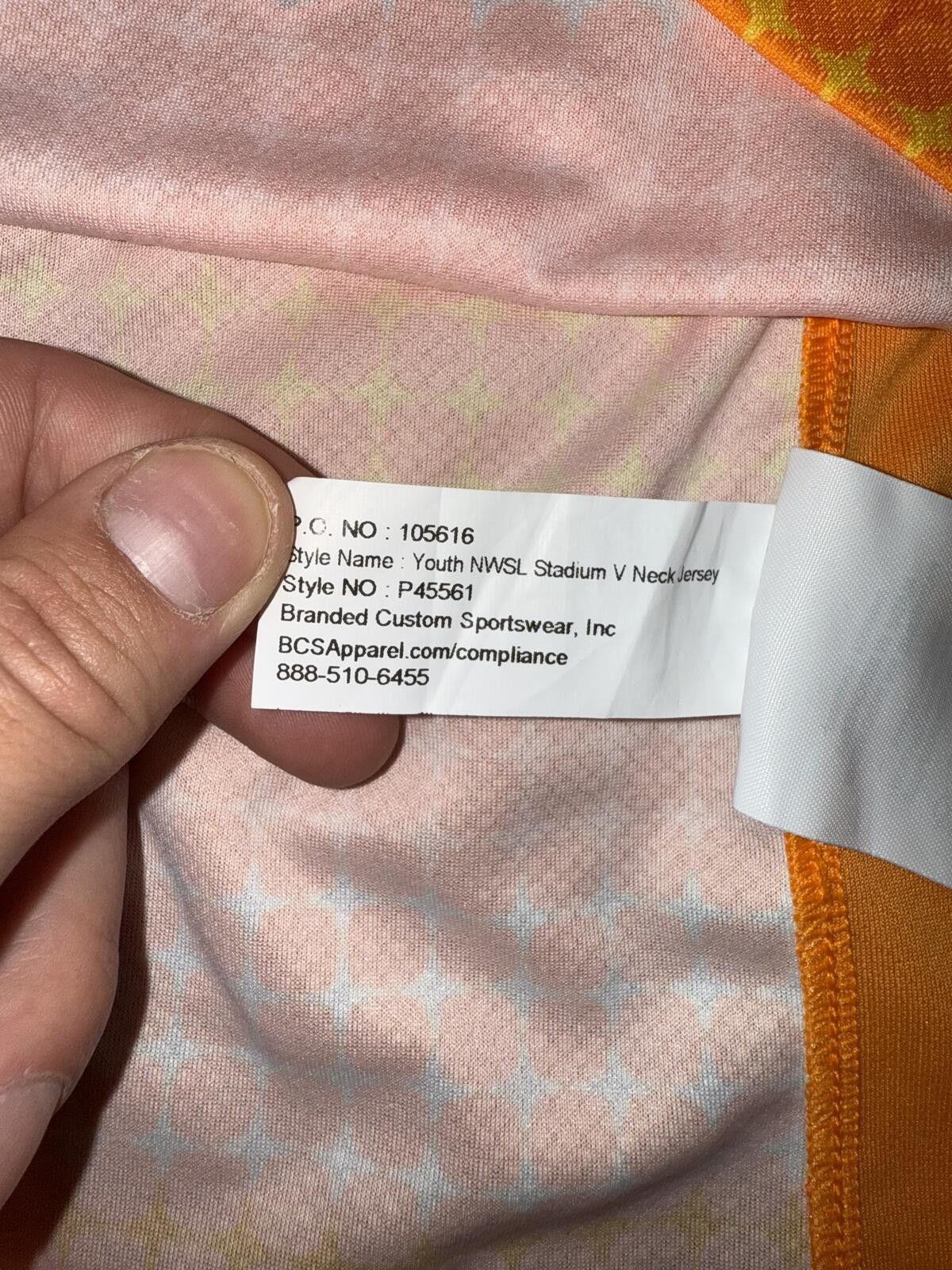 Nike Nike Kids Houston Dash FC 2025 Stadium Away Dri-FIT Jersey Size US M / EU 48-50 / 2 - 8 Thumbnail