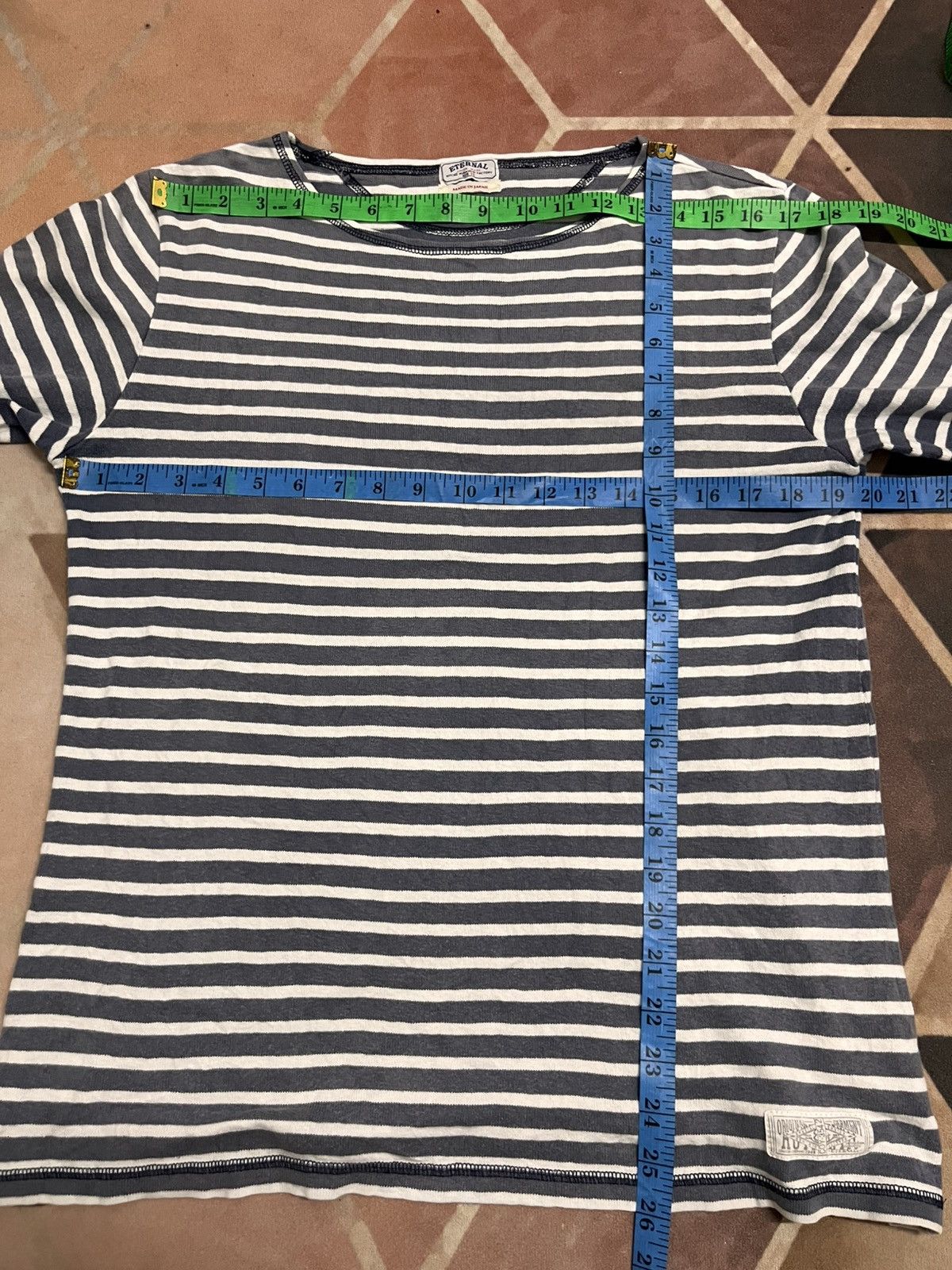Eternal bitchu kurashiki factory ETERNAL stripe tee Size US M / EU 48-50 / 2 - 10 Thumbnail