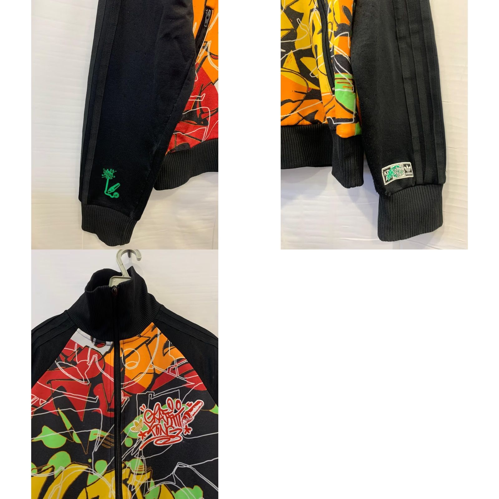 Adidas Adidas Originals Graffiti Track Jacket S Black Multicolor Full Zip Graffiti Edition Men Women Unisex Adults Size S Size US S / EU 44-46 / 1 - 10 Thumbnail