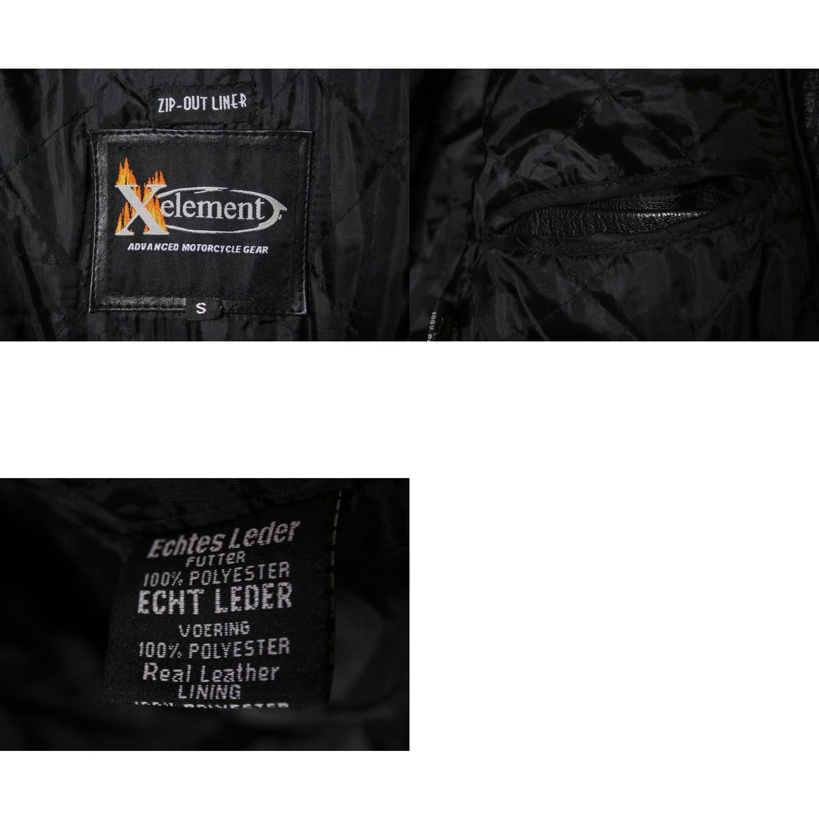 Element XELEMENT Black Leather Braided Side Lace Cafe Racer Moto Jacket Women's Sz. S Jacket Women Leather Moto Coat Shirt? Size S / US 4 / IT 40 - 8 Thumbnail