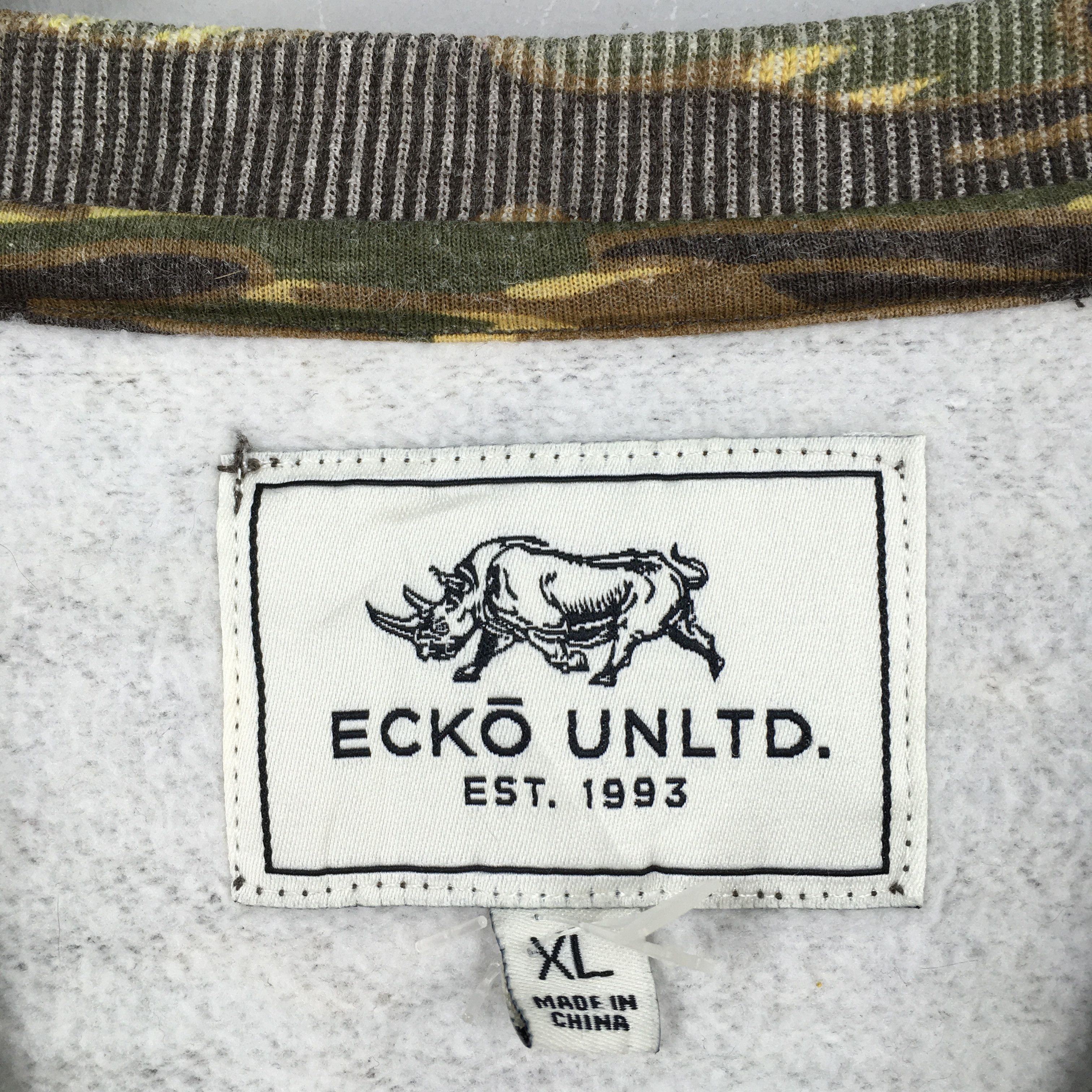 Ecko Unltd. × Vintage Vintage Ecko Function Camo Sweatshirt XLarge Size US XL / EU 56 / 4 - 6 Thumbnail