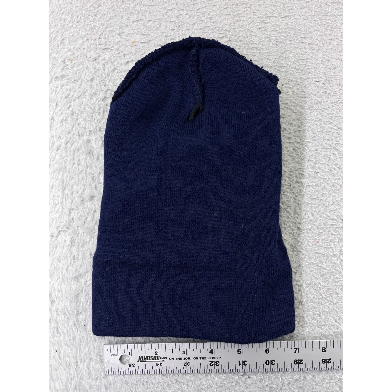 Vintage VINTAGE Beanie Hat Men Adult One Size Blue Yellow Embroidered Letter S Knit Acrylic Ski - Mens Beanie Size ONE SIZE - 5 Thumbnail
