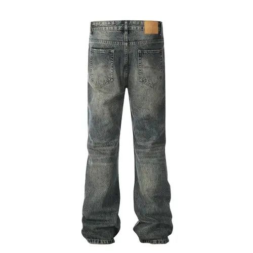 Japanese Brand × Jean American street fashion loose straight washed retro jeans Size US 32 / EU 48 - 2 Thumbnail
