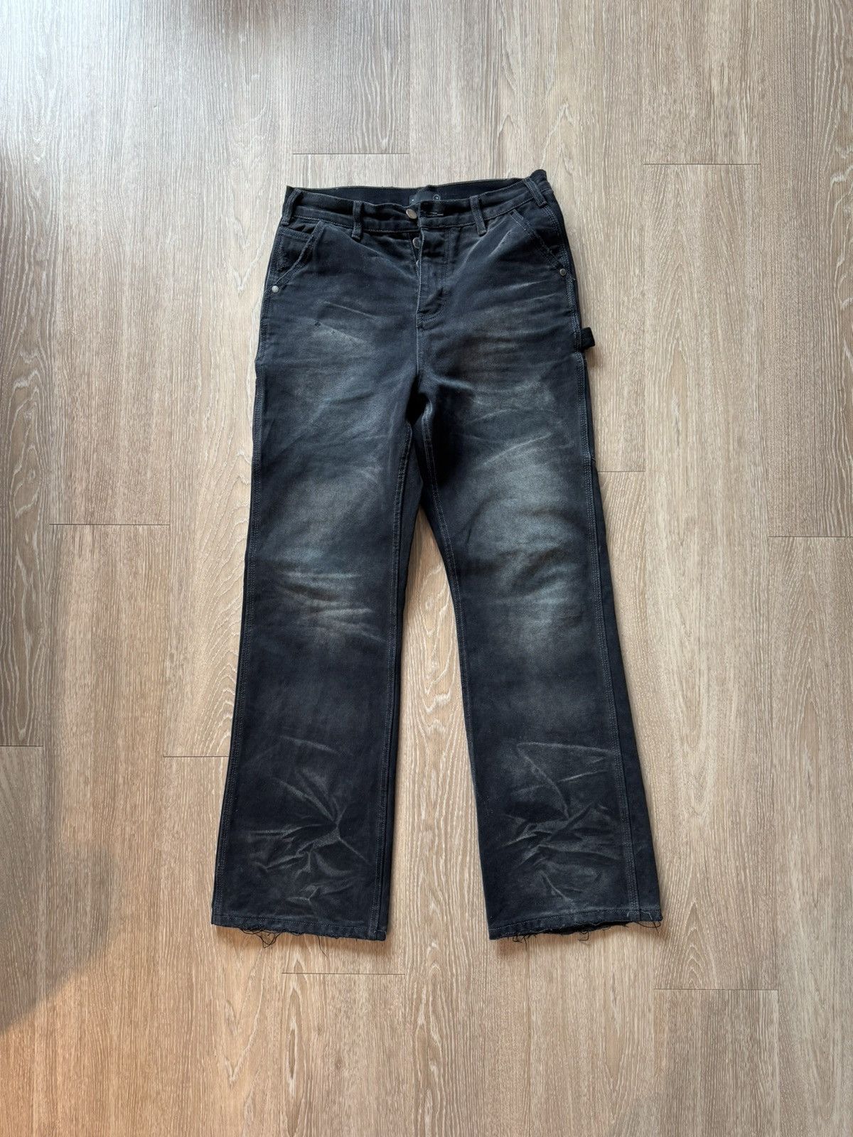 No Maintenance No Maintenance Sun-Faded Carpenter Denim Size 30 