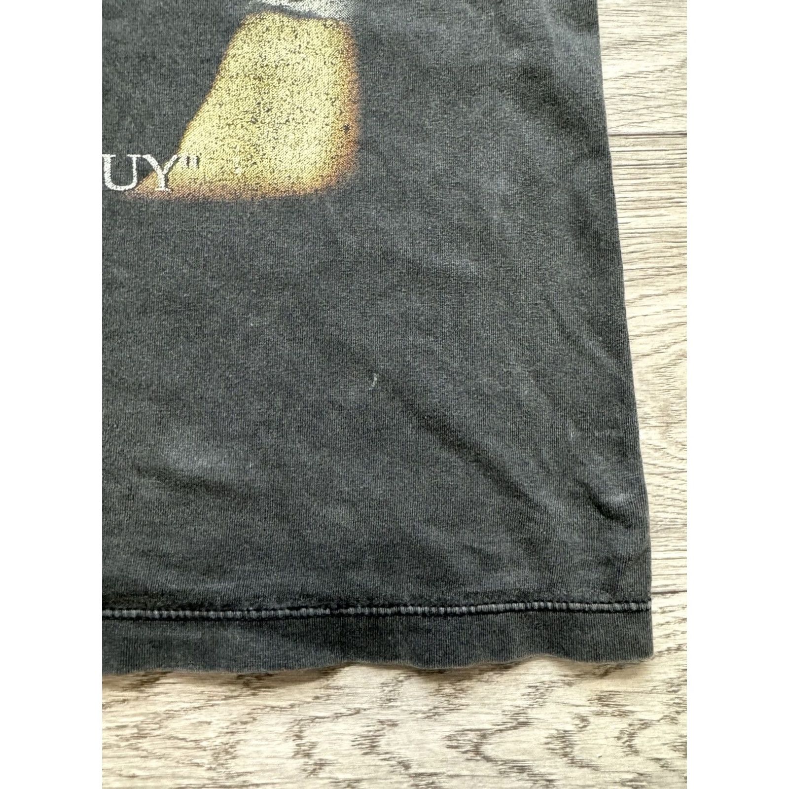 Vintage VINTAGE Scarface Men T-Shirt L Black Cotton Short Sleeve Tony Montana Movie Make Way For The Bad Guy Mens Shirt Size US L / EU 52-54 / 3 - 4 Thumbnail