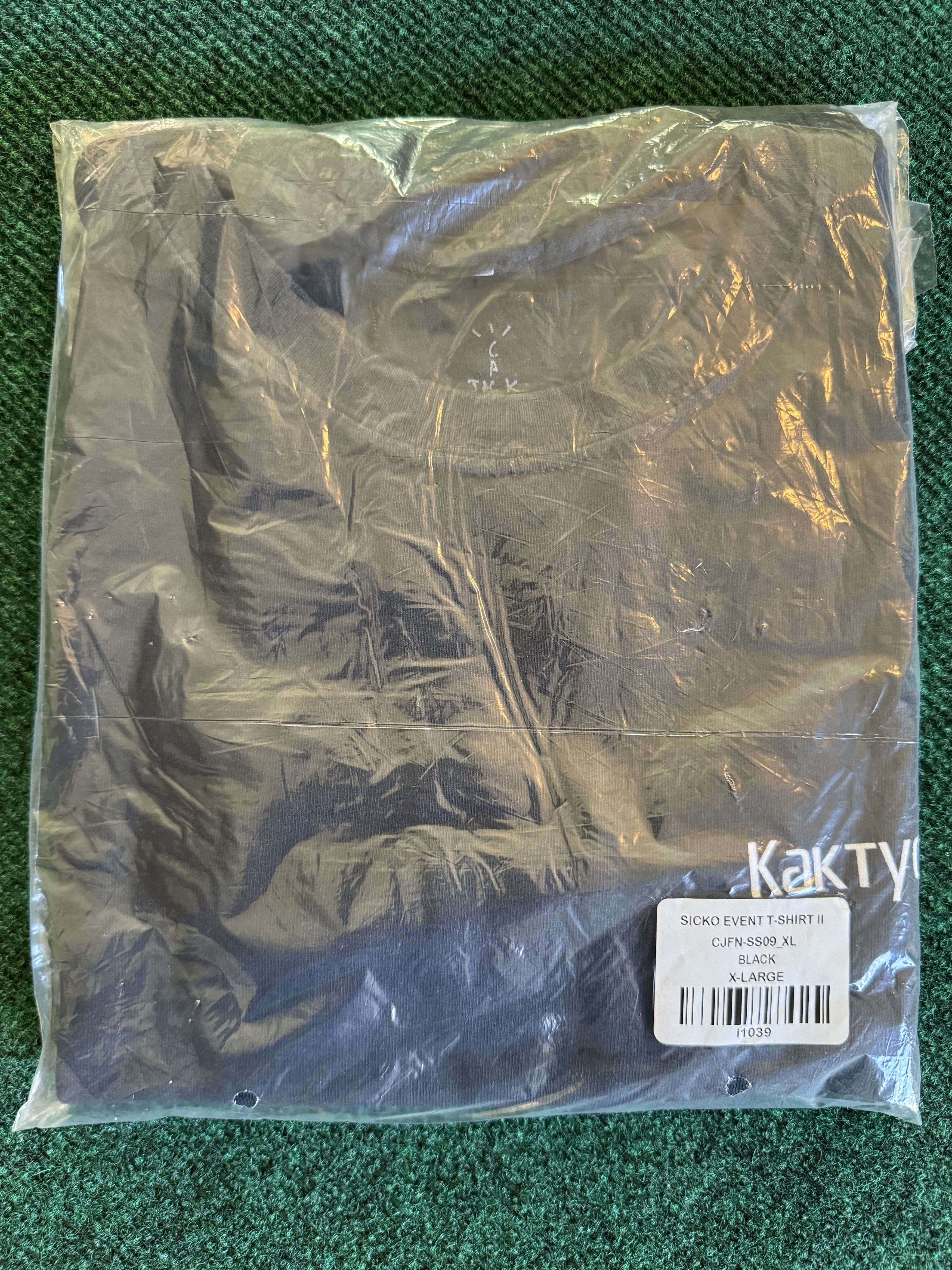 Travis Scott x THE SCOTTS Sicko Event 2 T-shirt “Black”