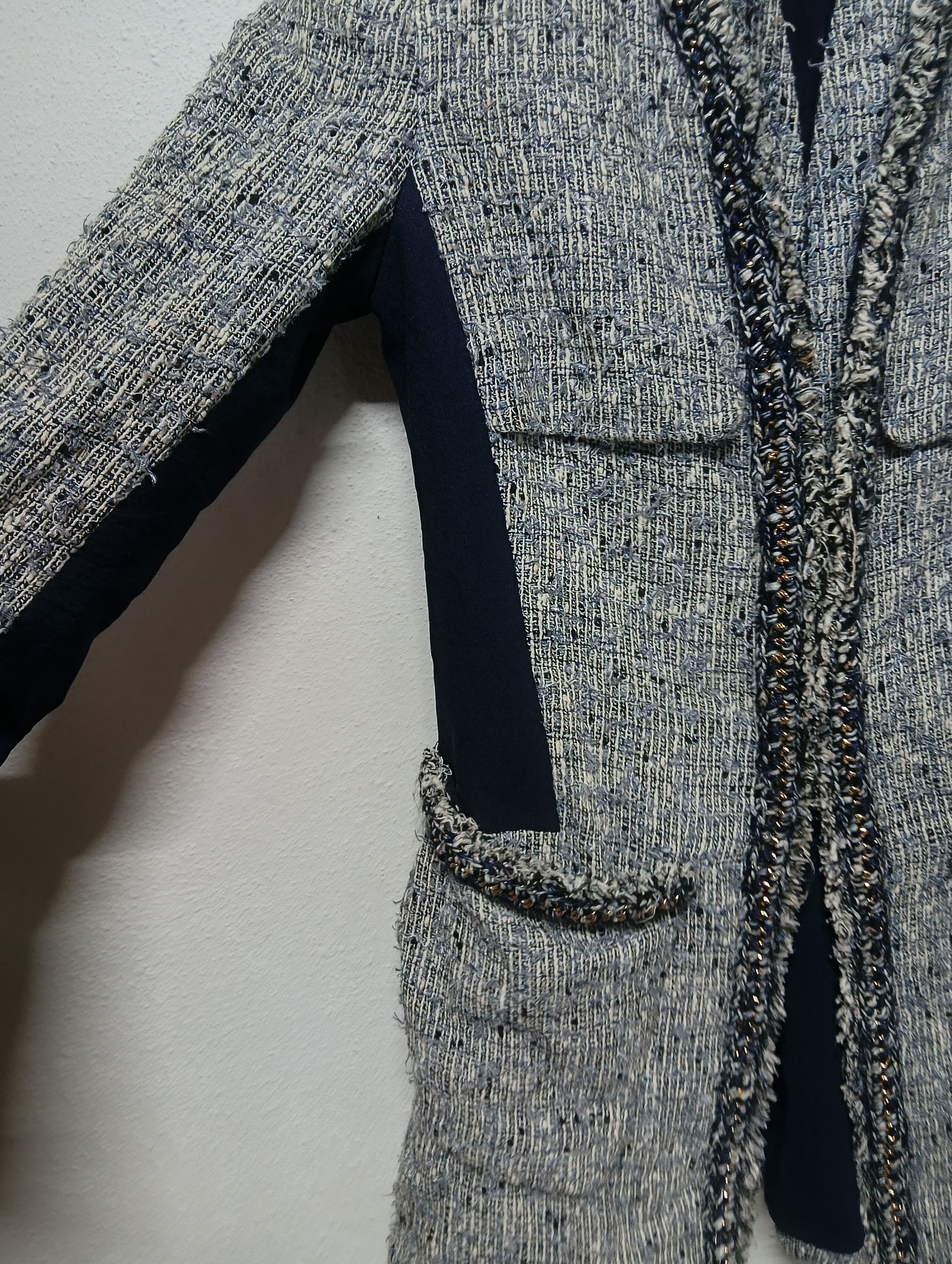 Designer × Japanese Brand Time tweed coat women inspired chanel Size S / US 4 / IT 40 - 4 Thumbnail