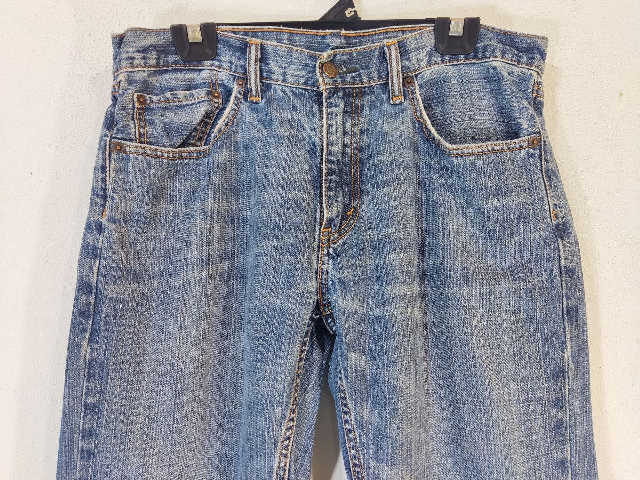 Levi's levis 559 relaxed straight distressed denim Size US 35 - 9 Thumbnail