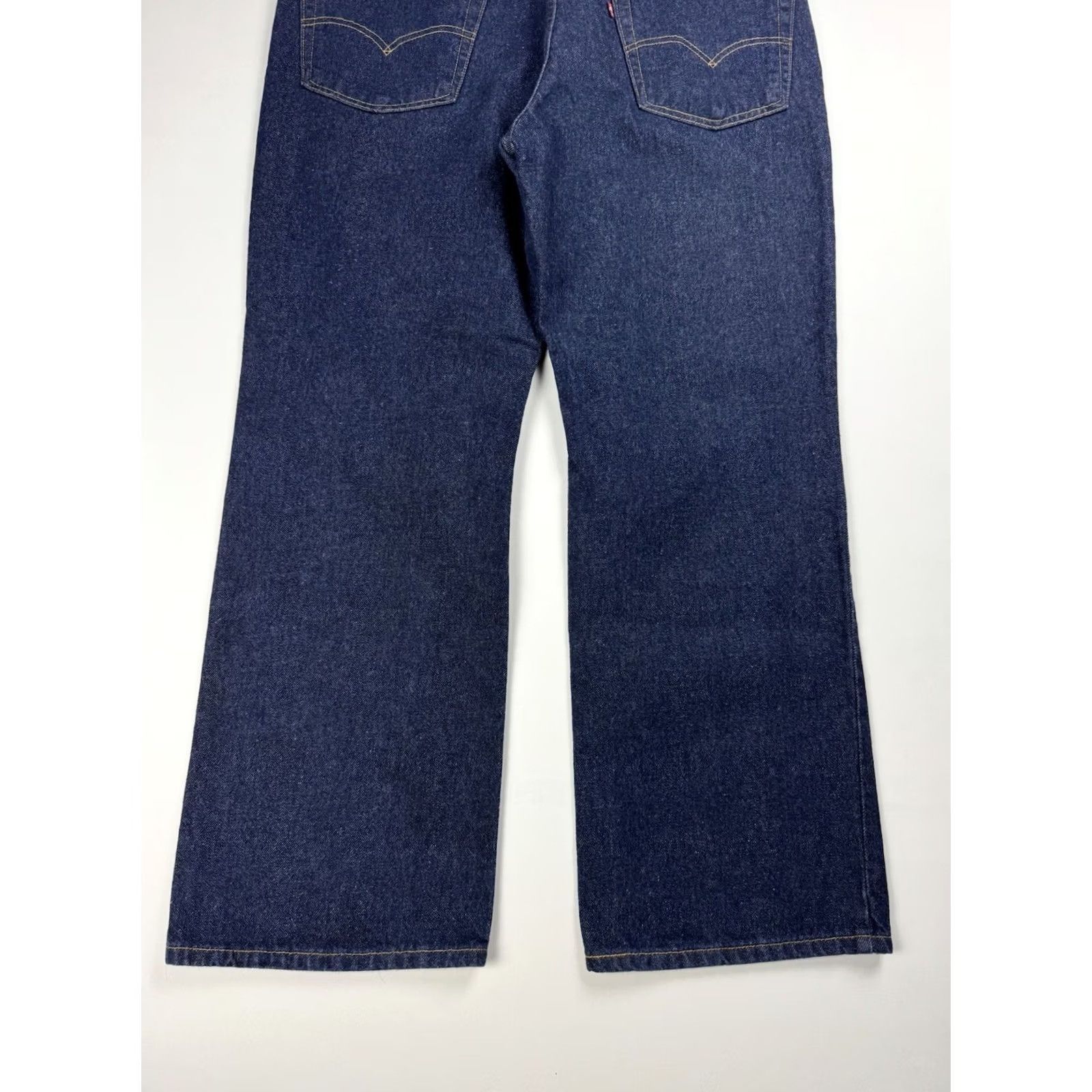 Levi's VINTAGE Levi’s 517 Boots jeans Mens 42x30 Dark Wash Blue 5-Pocket Denim Zipper Logo Fit Regular Size US 42 / EU 58 - 3 Thumbnail