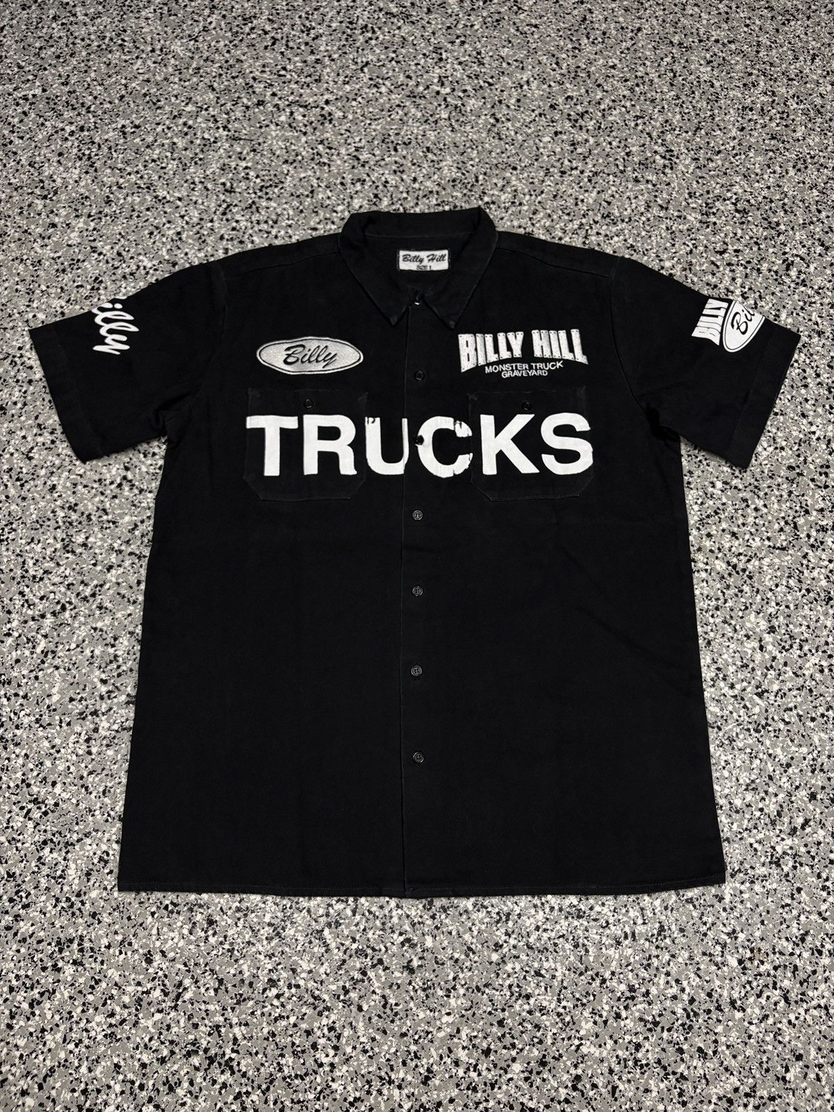 Billy Hill 2023 Billy Hill “Trucks” Mechanic Button Up Shirt Size 1 Size US L / EU 52-54 / 3 - 1 Thumbnail