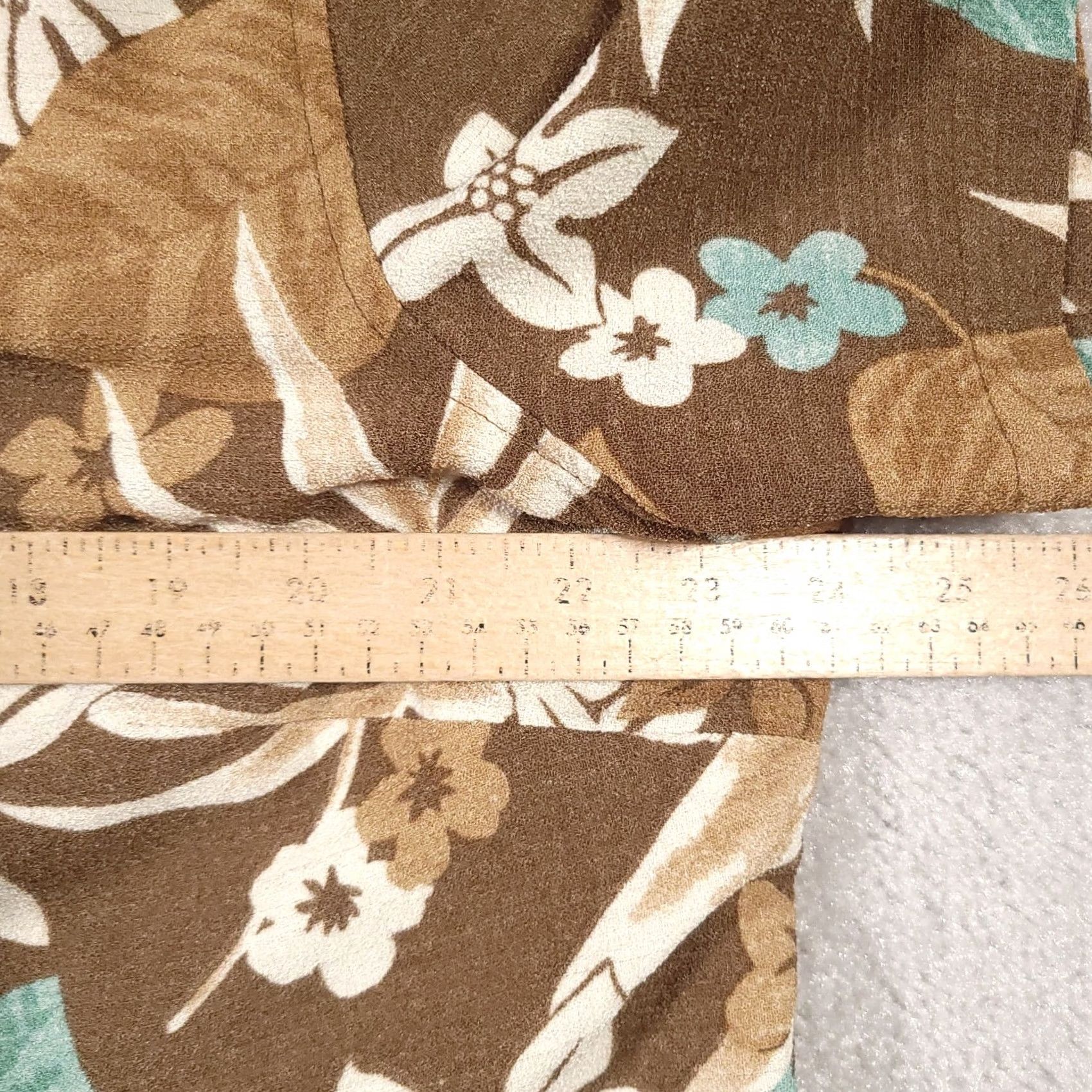Vintage VINTAGE Alfred Dunner Hawaiian Floral Short Sleeve Button-Up Knit Shirt Womens 16W Beach Size XXL / US 16-18 / IT 52-54 - 6 Thumbnail
