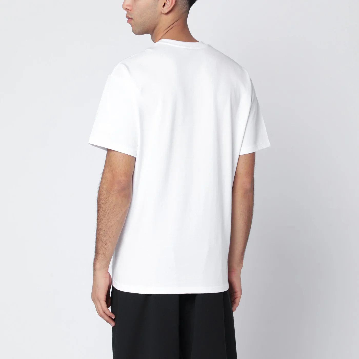 Givenchy o1d2blof0426 Cotton Logo Short Sleeve T-Shirt in White Size US S / EU 44-46 / 1 - 2 Thumbnail
