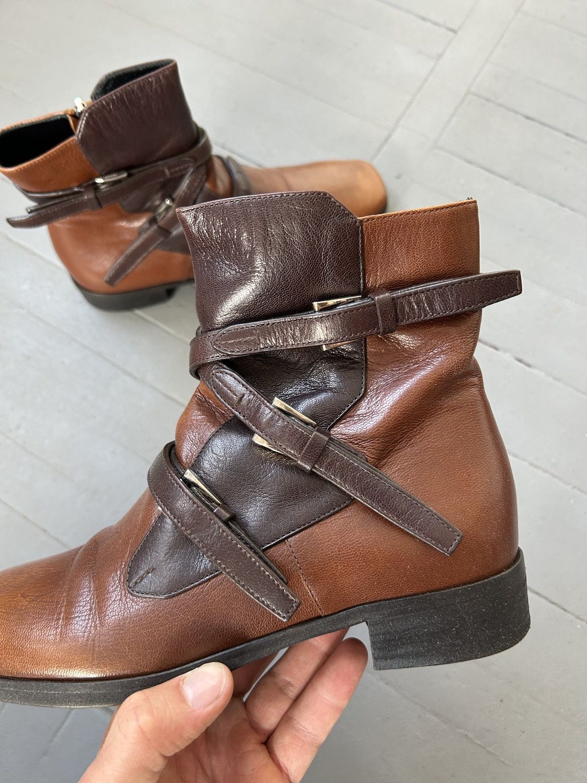 Prada Prada leather boots Size US 7.5 / IT 37.5 - 2 Thumbnail