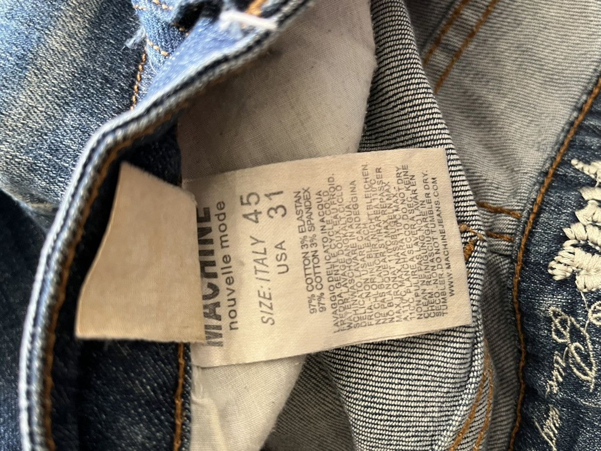 Jean Machine Women’s Authentic Y2K Machine Nouvelle Mode Blue Jeans Size 31" - 2 Thumbnail
