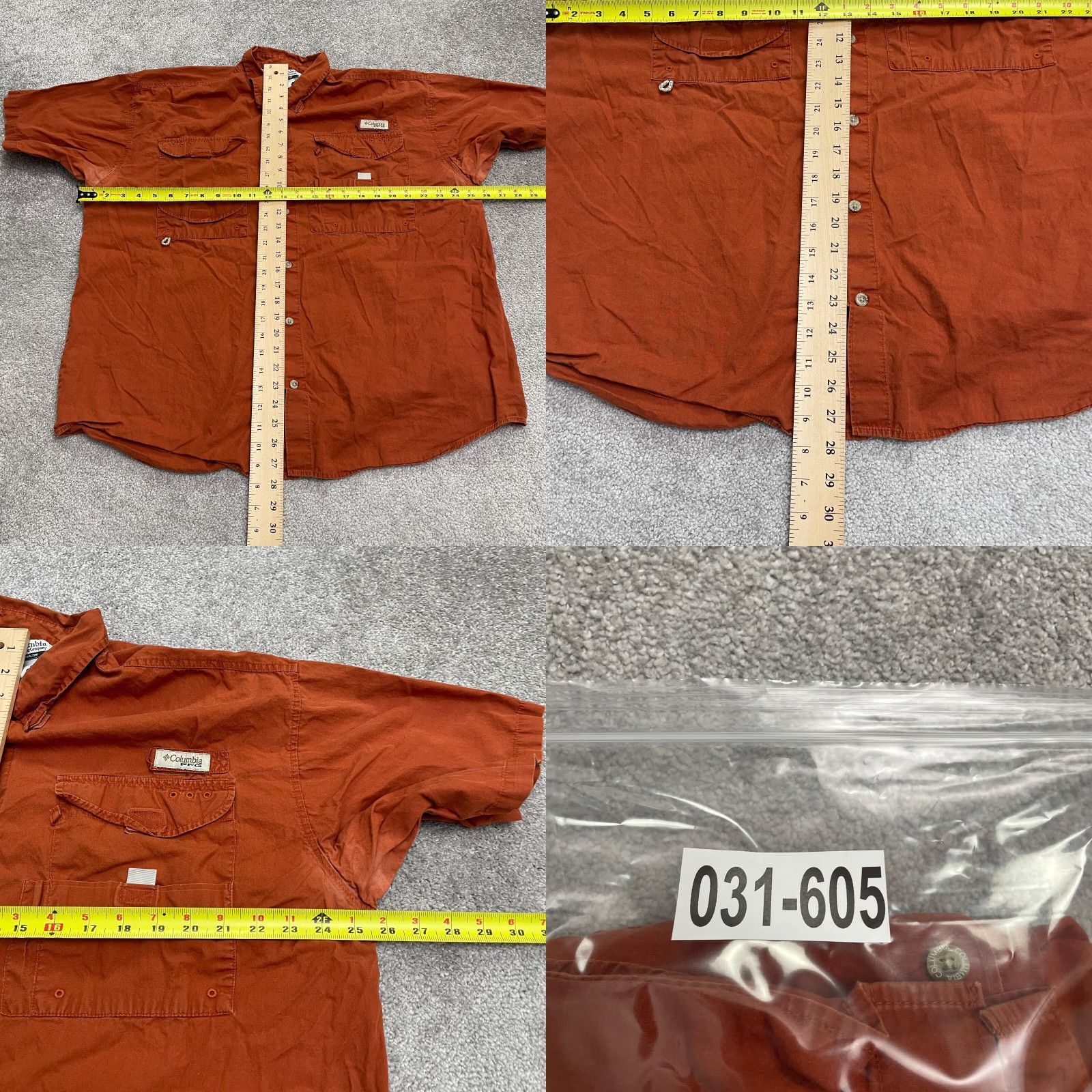 Vintage Columbia Bonehead Shirt Mens L Brown Short Sleeve Button-Up Athletic Outdoor Fishing Size US L / EU 52-54 / 3 - 9 Thumbnail