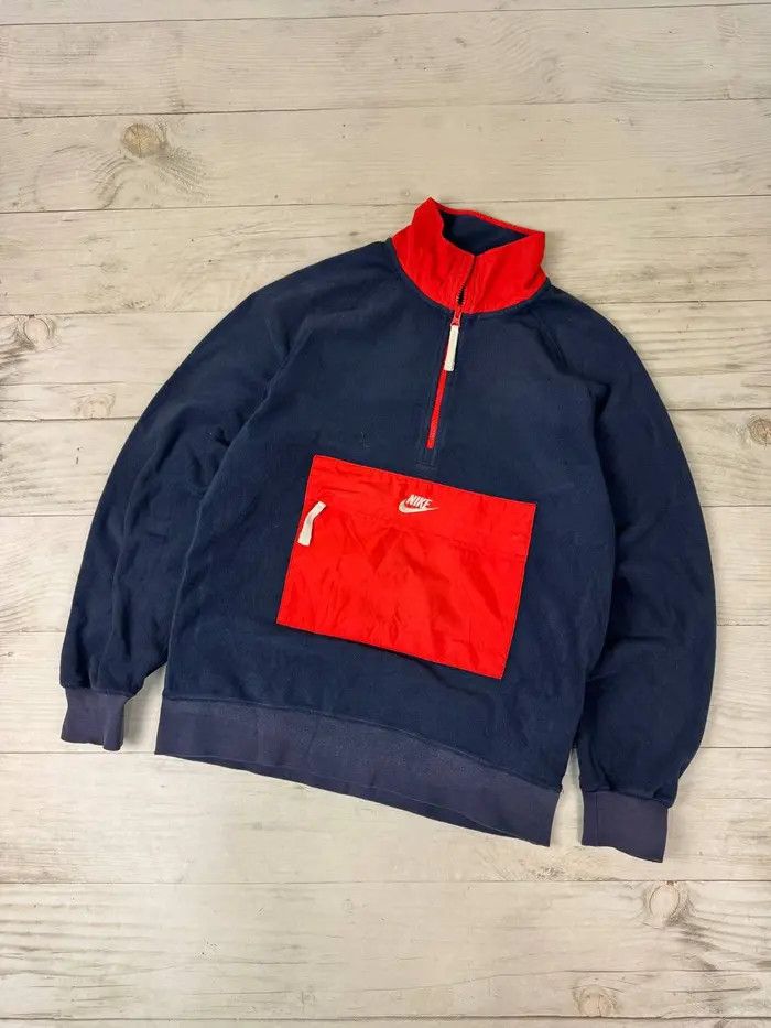 Nike Nike Fleece Tracksuit Jacket And Pants Anorak 1/4 Zip Swoosh Size US S / EU 44-46 / 1 - 2 Thumbnail