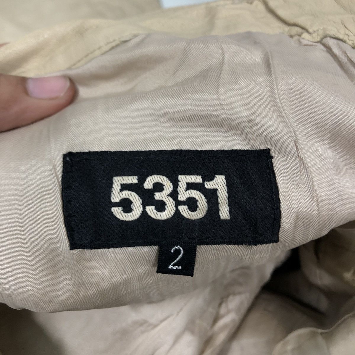 Genuine Leather 🔥Rare 5351 By Issey Miyake Genuine Leather Pants Racing Size US 28 / EU 44 - 11 Thumbnail