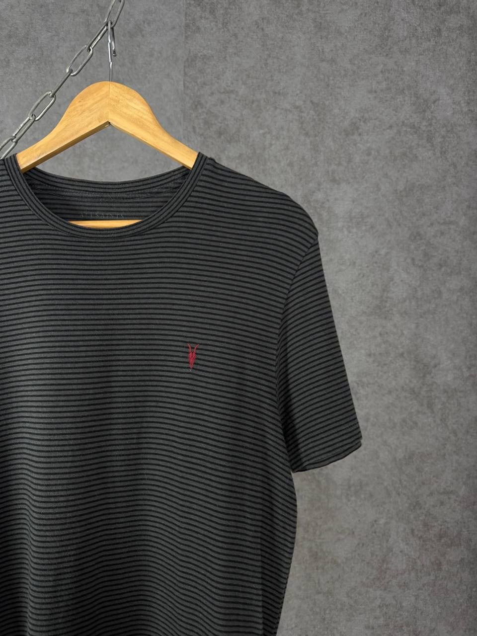 Allsaints Allsaints designer striped logo tee Size US M / EU 48-50 / 2 - 2 Thumbnail