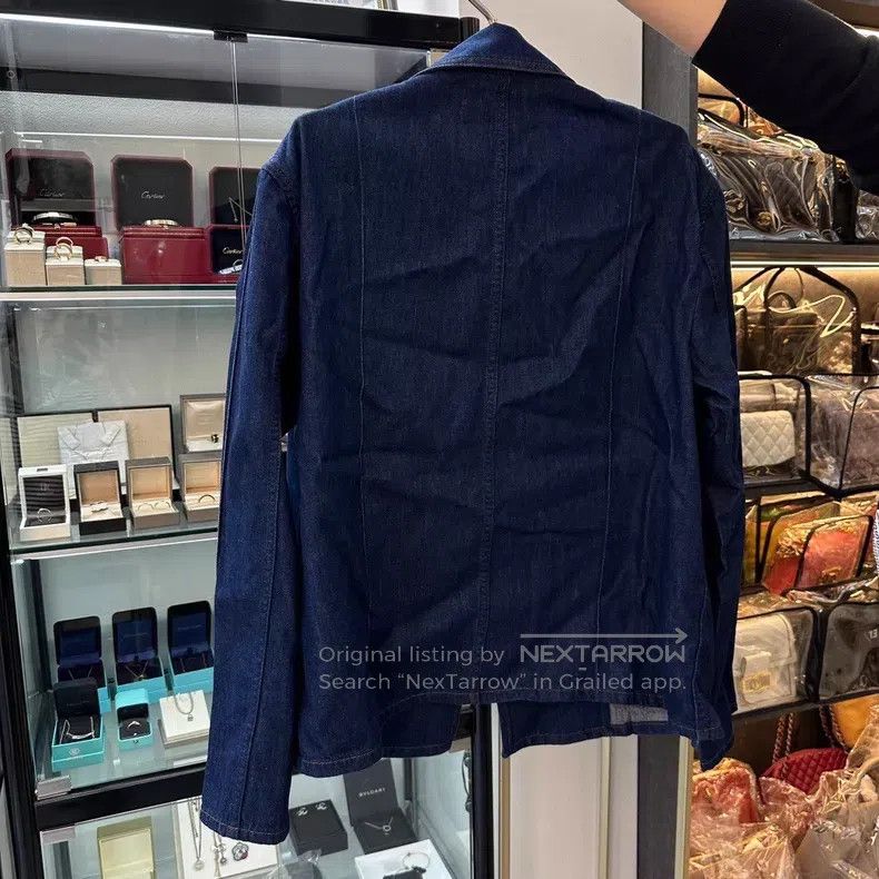 Loewe Loewe Dark Blue Denim Jacket Size US M / EU 48-50 / 2 - 2 Thumbnail