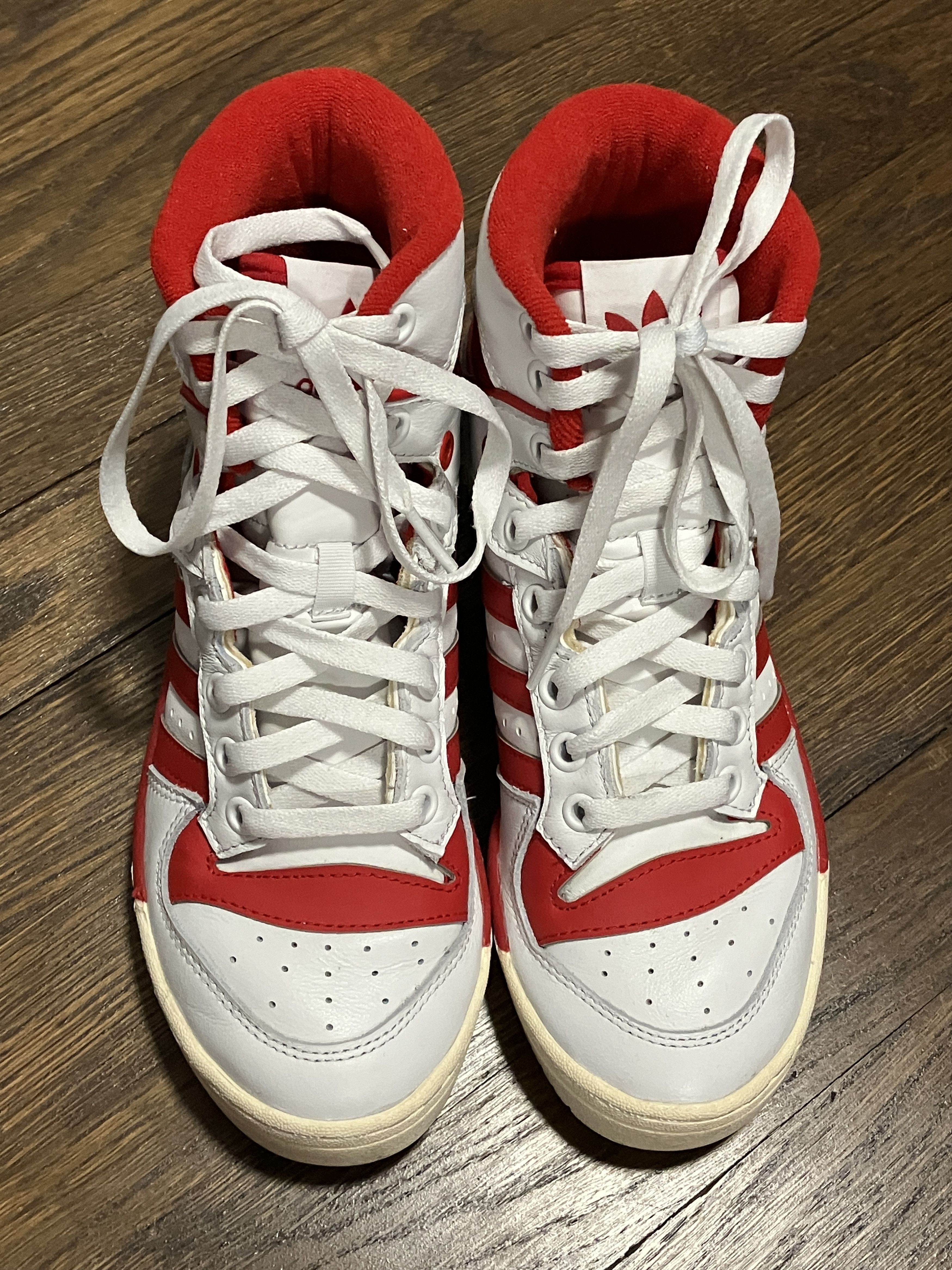 Adidas Adidas Rivalry High Tops "White Scarlet" GW2181 Women's 6 Size US 6 / IT 36 - 6 Thumbnail
