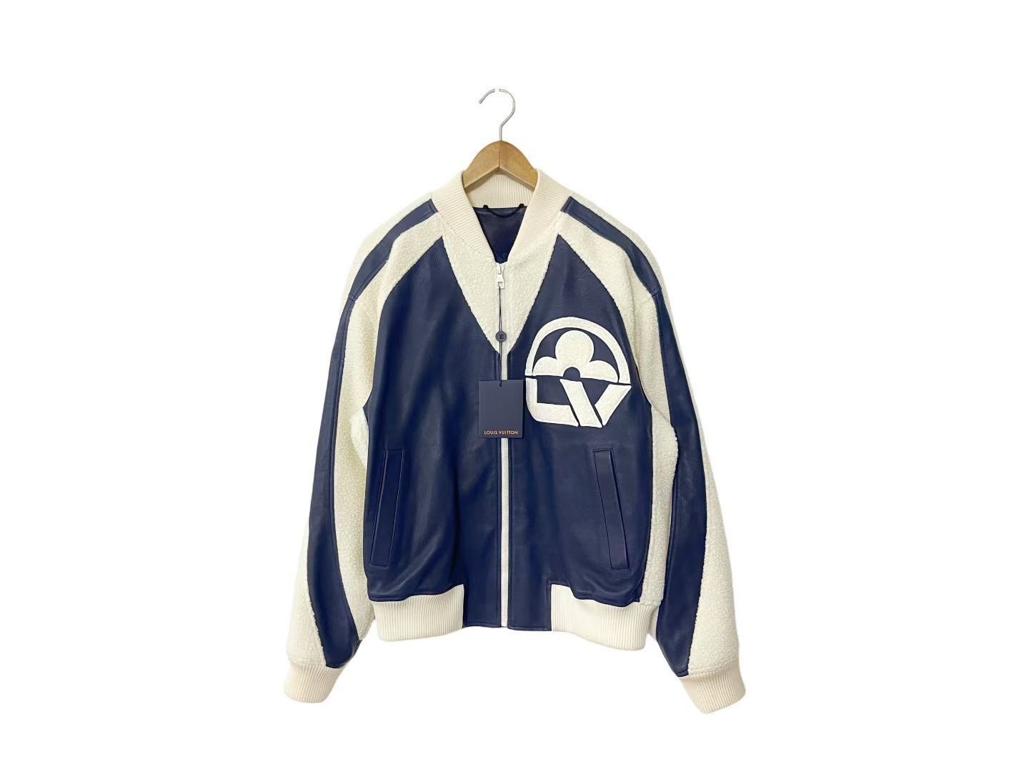 Louis Vuitton Louis Vuitton Floral Letter Patchwork Leather Jacket Size US M / EU 48-50 / 2 - 1 Thumbnail
