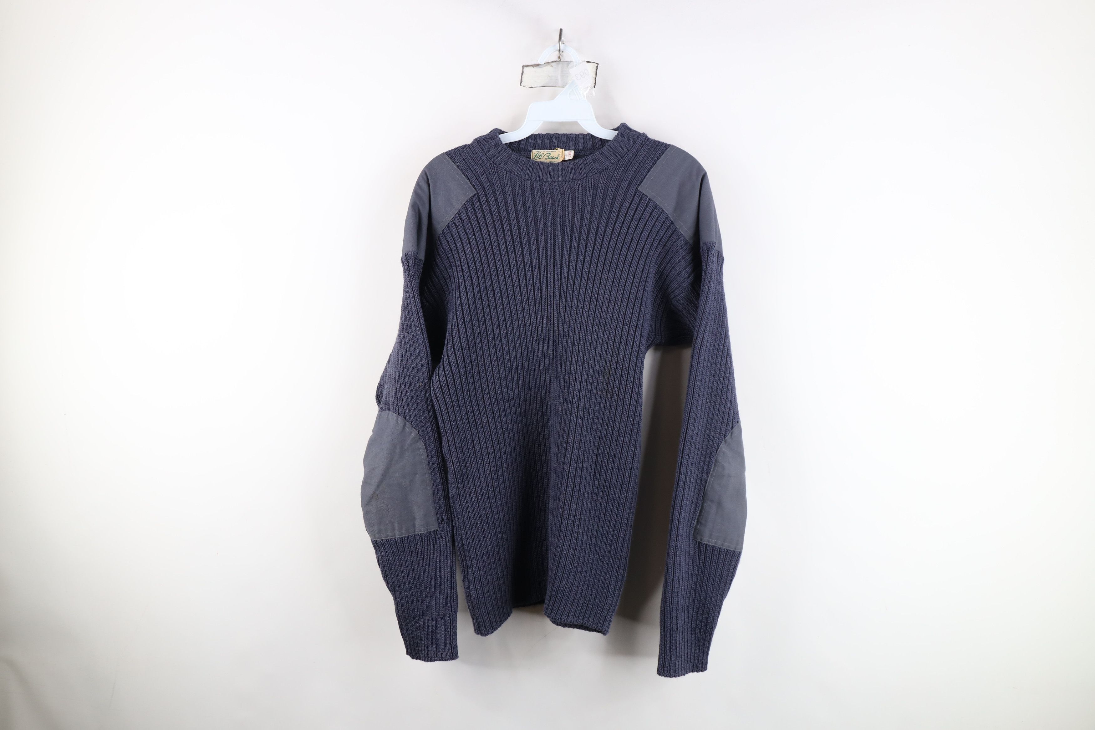 L.L. Bean Vintage 70s LL Bean Wool Ribbed Knit Commando Sweater USA Size US XXL / EU 58 / 5 - 1 Thumbnail