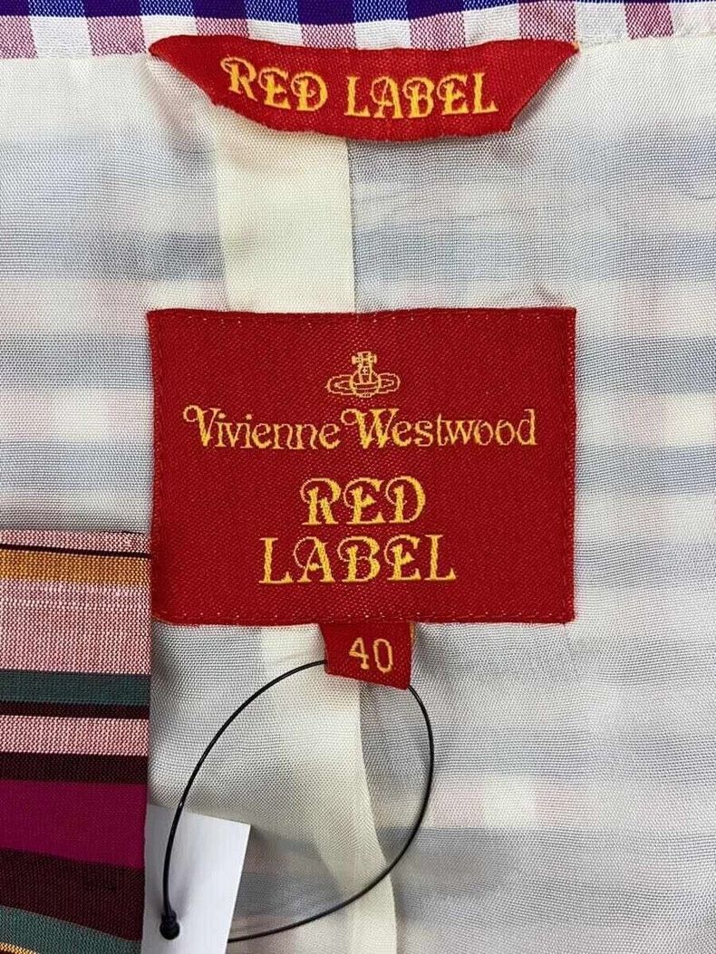 Vivienne Westwood Vivienne Westwood Plaid patchwork top Size XS / US 0-2 / IT 36-38 - 3 Thumbnail