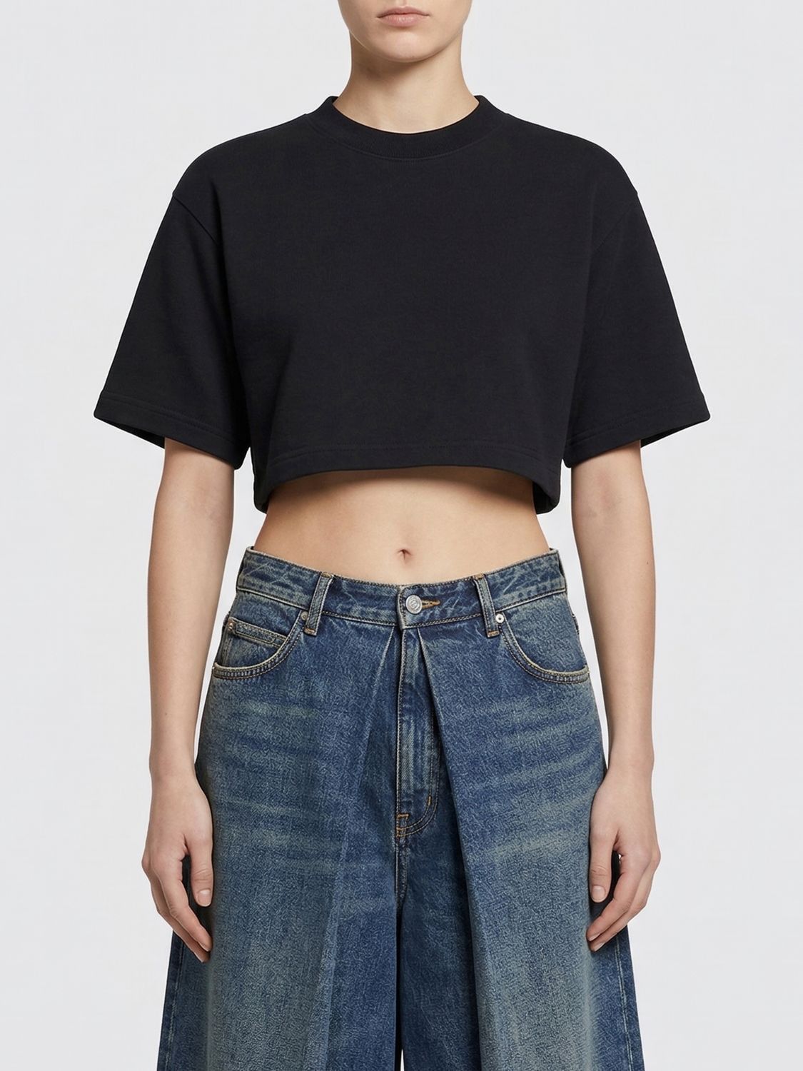 Balenciaga Balenciaga T-Shirt Woman Black Size XXS / US 00 / IT 34 - 1 Thumbnail