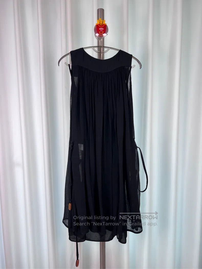 Loewe Loewe Women's Black Summer Silk Dress Size S / US 4 / IT 40 - 2 Thumbnail