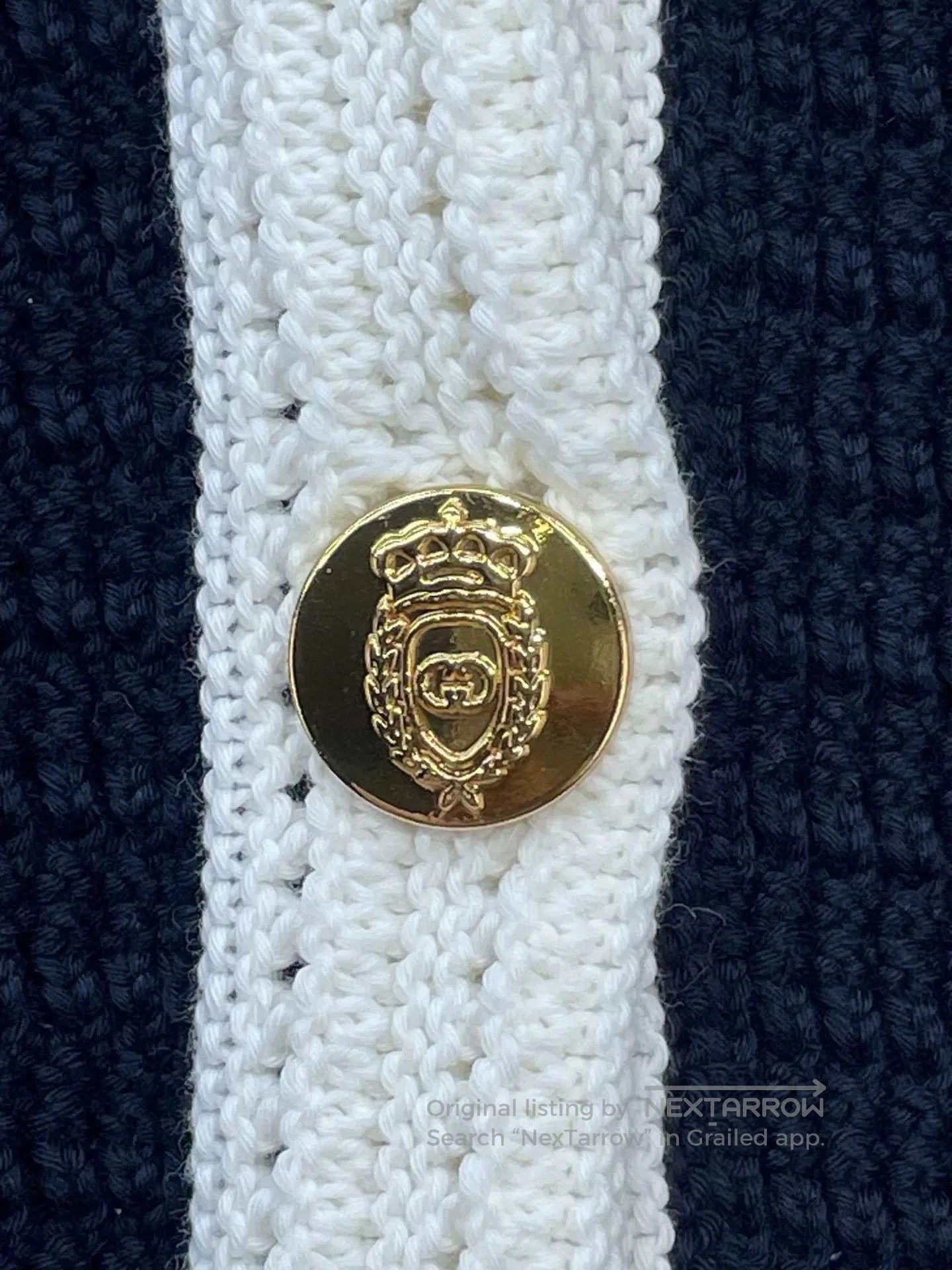 Gucci Gucci Navy Blue Knit Short. Size S / US 4 / IT 40 - 3 Thumbnail