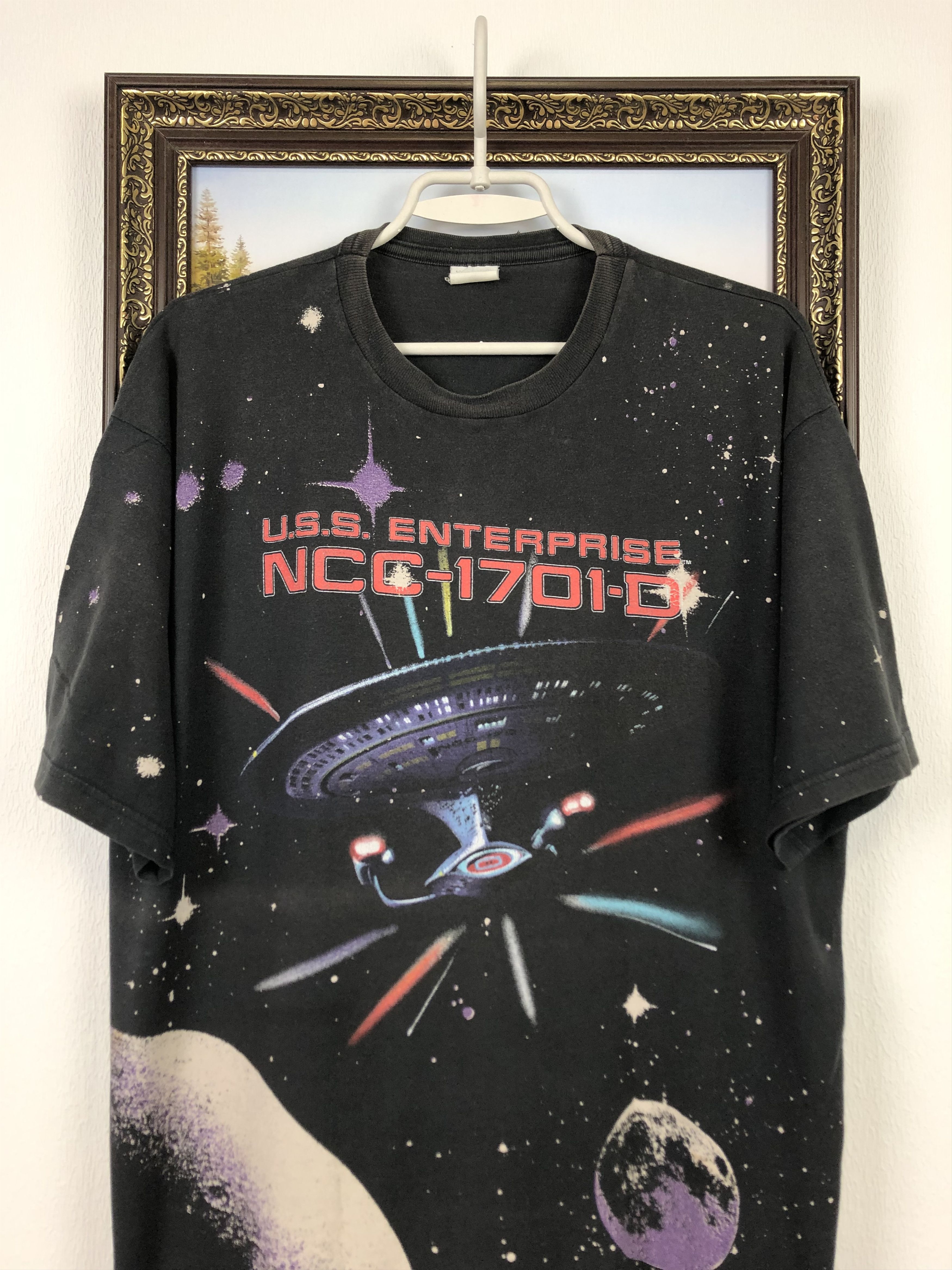 Vintage Vintage Star Trek Insurrection Movie USS Enterprise Shirt Size US XL / EU 56 / 4 - 2 Thumbnail